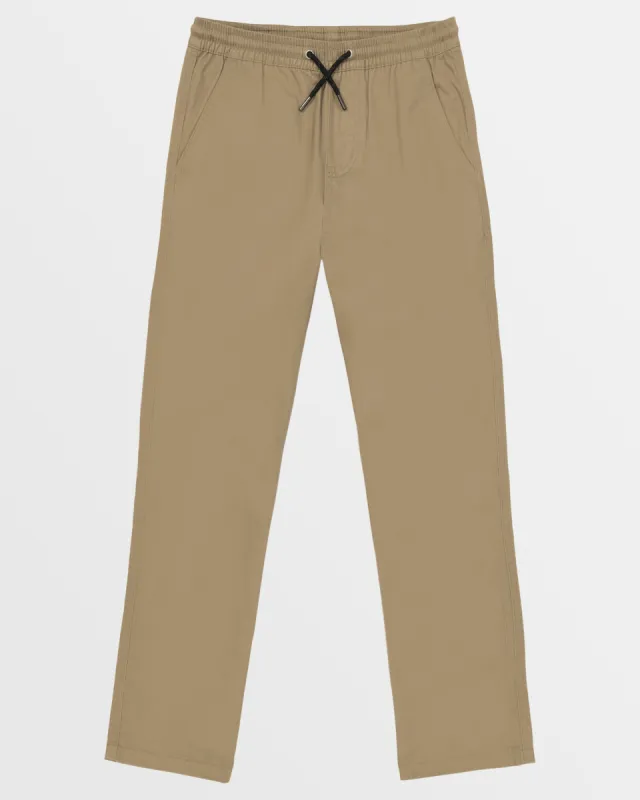 Little Boys Larry Twill Pants - Gravel sold by Billabong