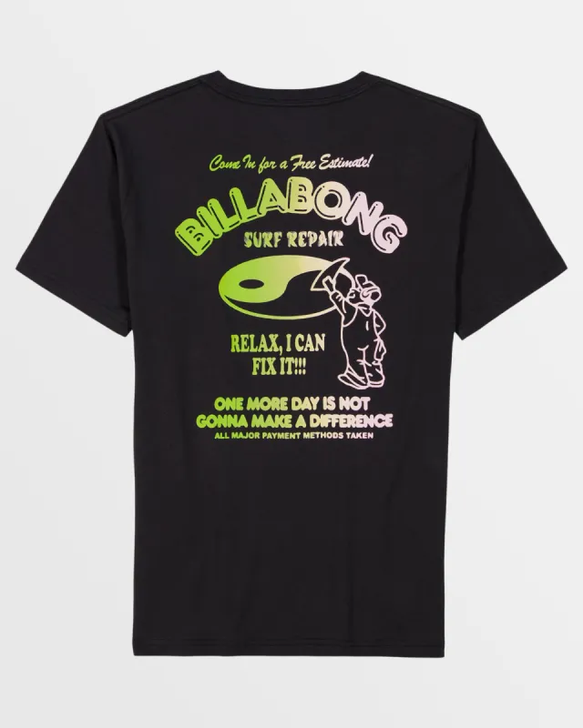 Boys Relax T-Shirt - Washed Black sold by Billabong
