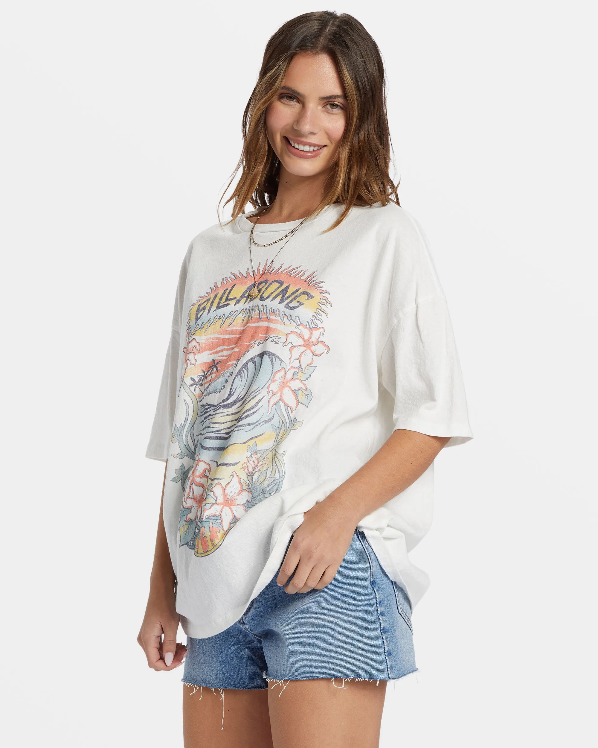 Kissed By The Sun T-Shirt - Salt Crystal sold by Billabong product image thumbnail 3