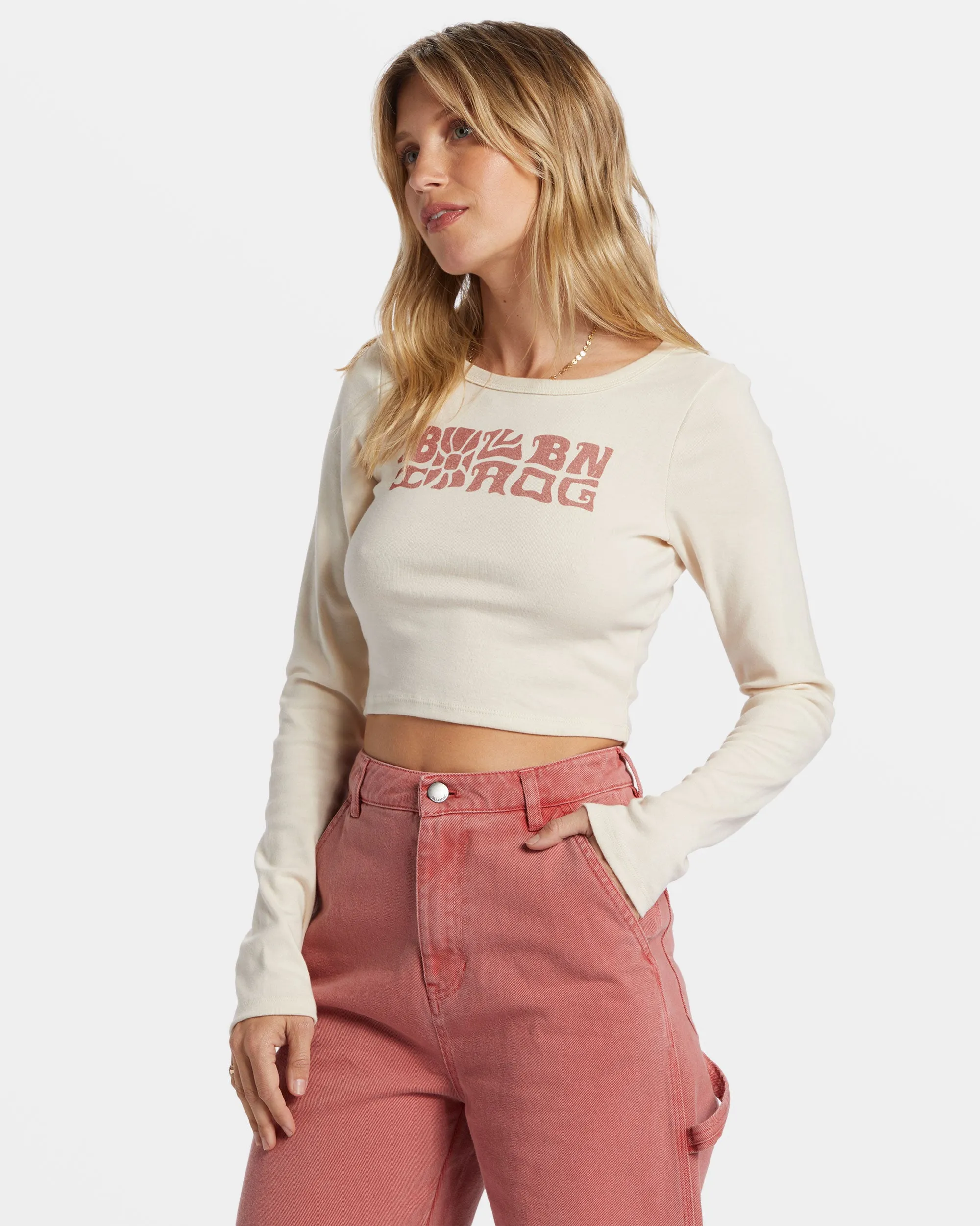 Blocky Banner T-Shirt - White Cap sold by Billabong product image thumbnail 3