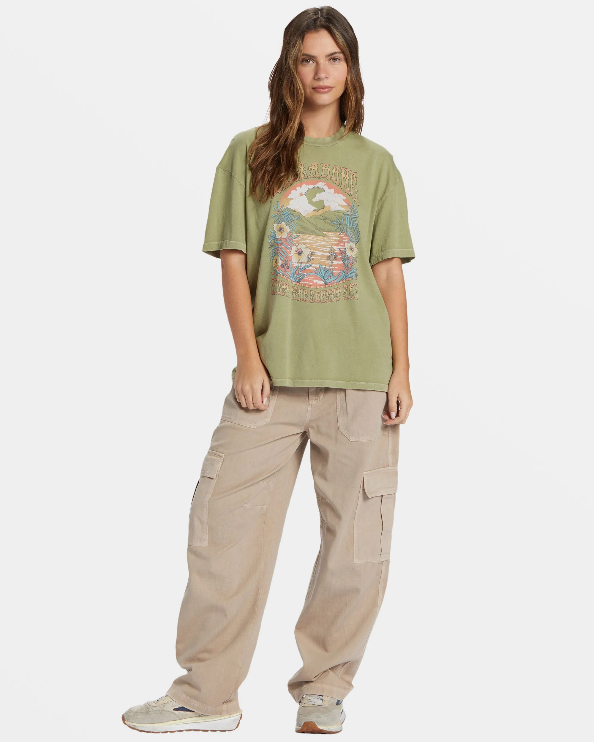 Trippy Paradise T-Shirt - Avocado sold by Billabong product image thumbnail 4