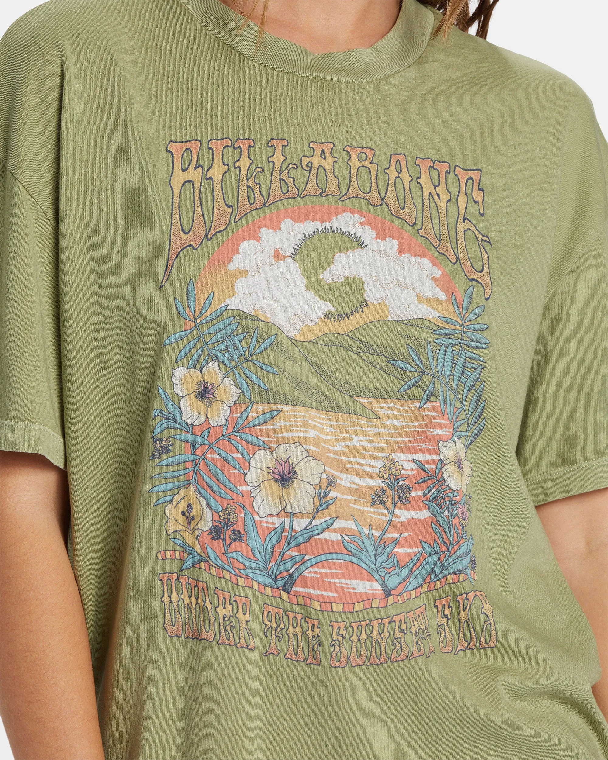 Trippy Paradise T-Shirt - Avocado sold by Billabong product image thumbnail 5