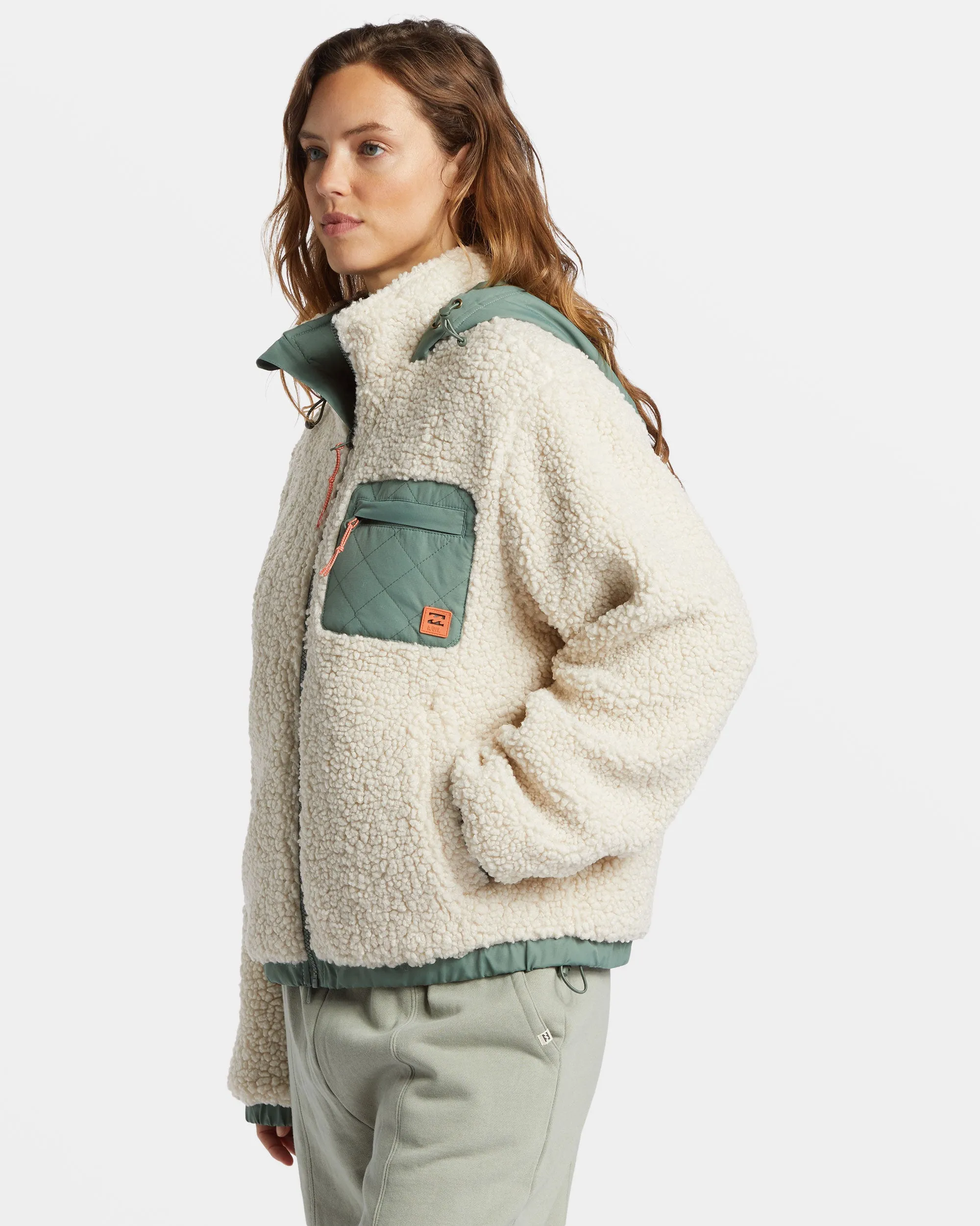 Northern Shore Hooded Jacket - White Cap sold by Billabong product image thumbnail 3