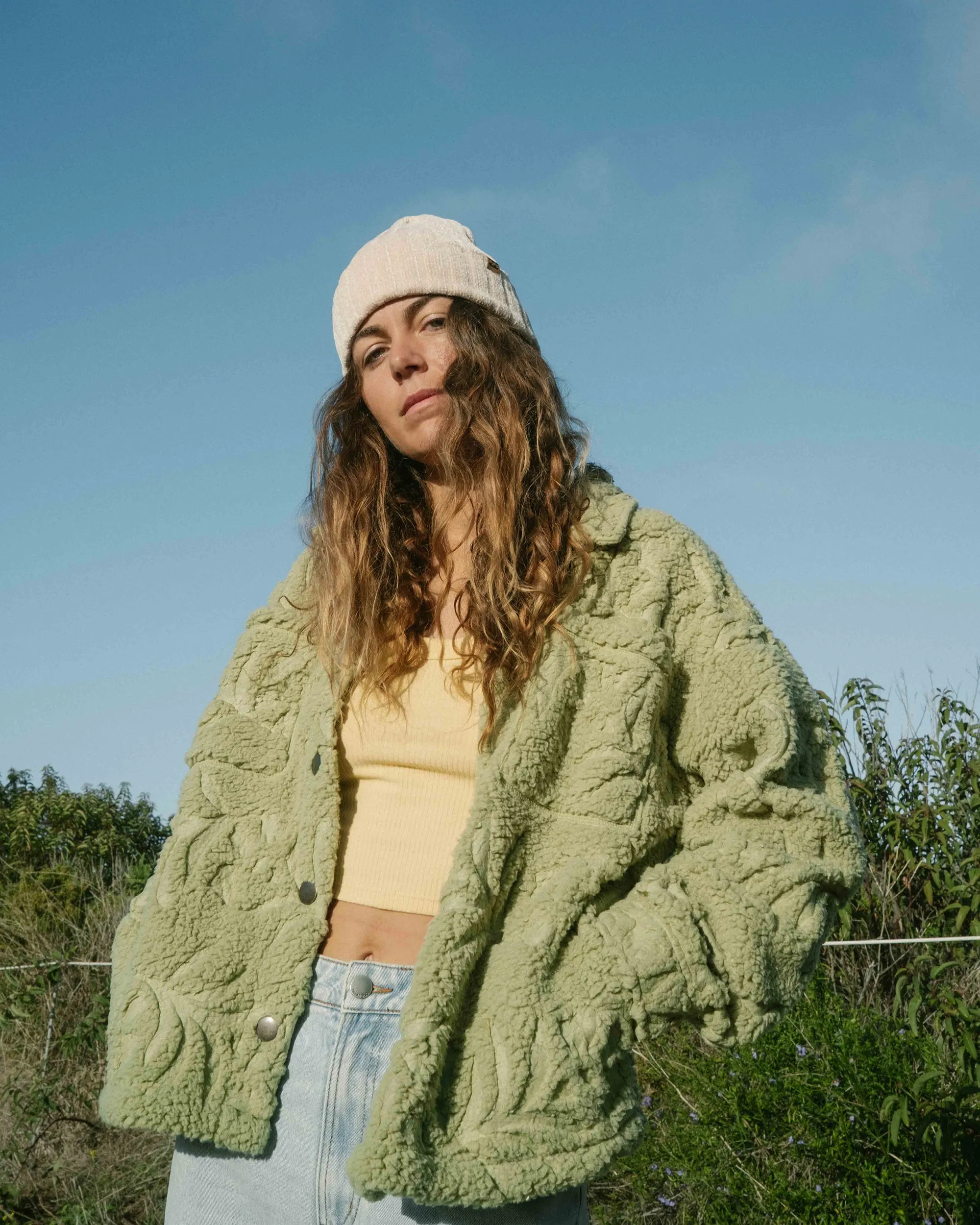 Sundown Sherpa Jacket - Avocado sold by Billabong