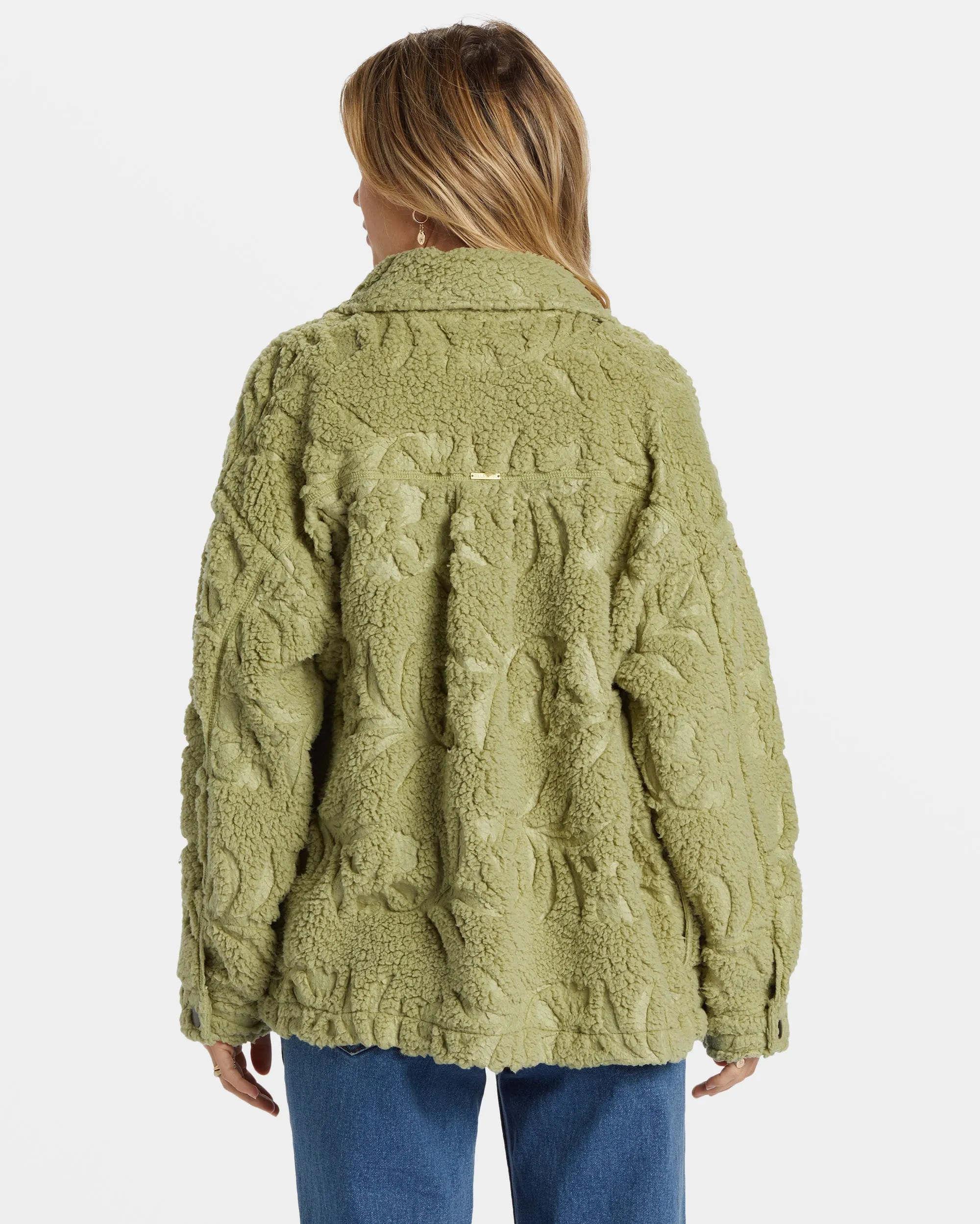 Sundown Sherpa Jacket - Avocado sold by Billabong product image thumbnail 3