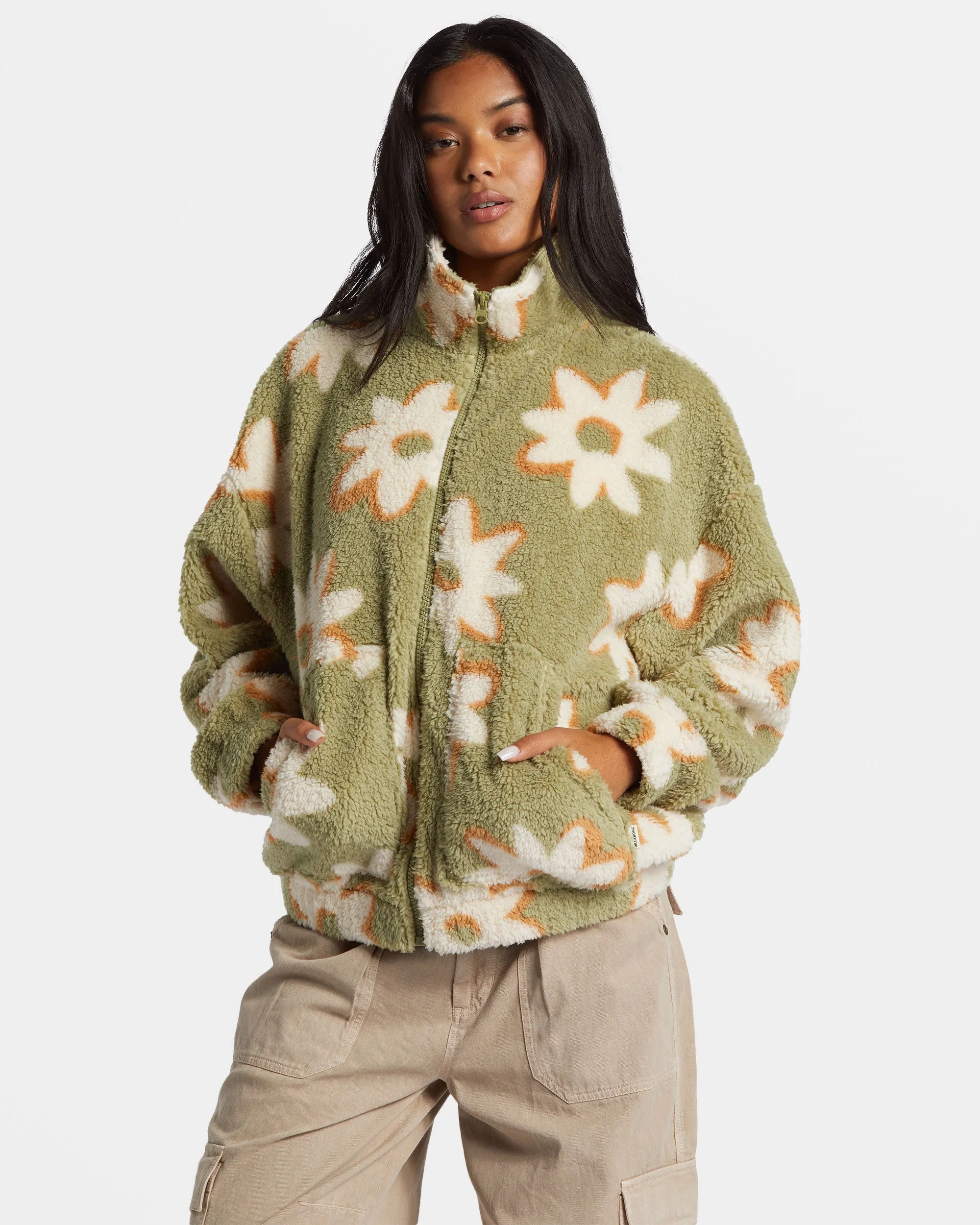 First Light Full Zip Jacket - Avocado sold by Billabong