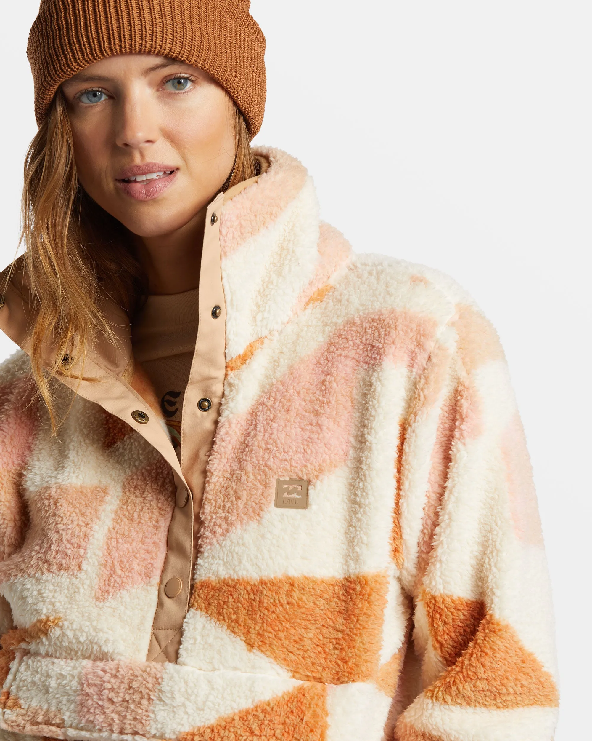 Switchback Mock Neck Fleece - White Cap sold by Billabong product image thumbnail 5