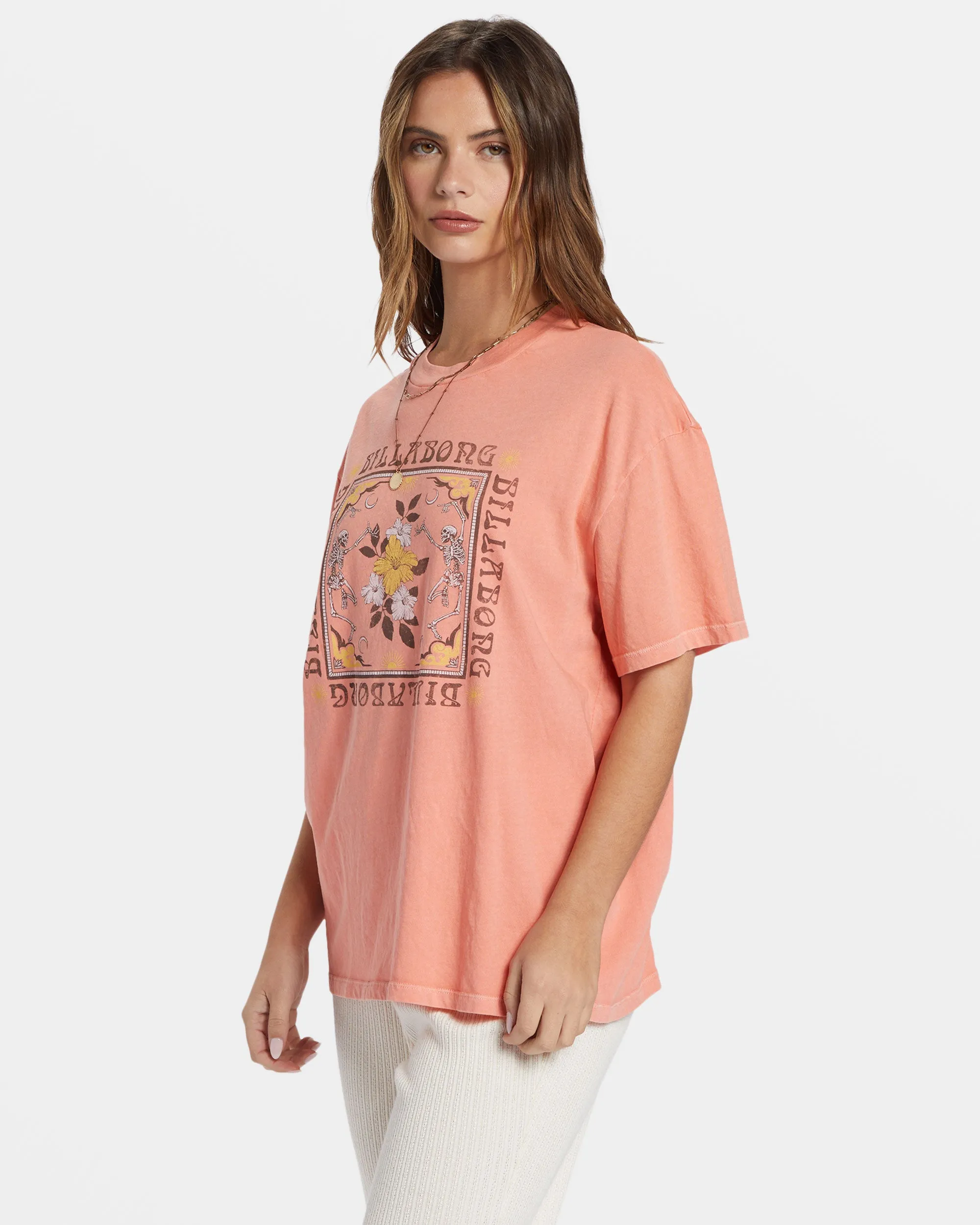 Wild West Side T-Shirt - Peach Out sold by Billabong product image thumbnail 3