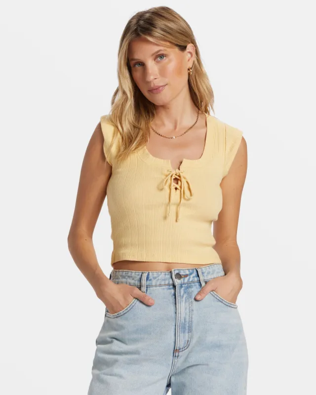 Jayde Top - Pale Yellow sold by Billabong