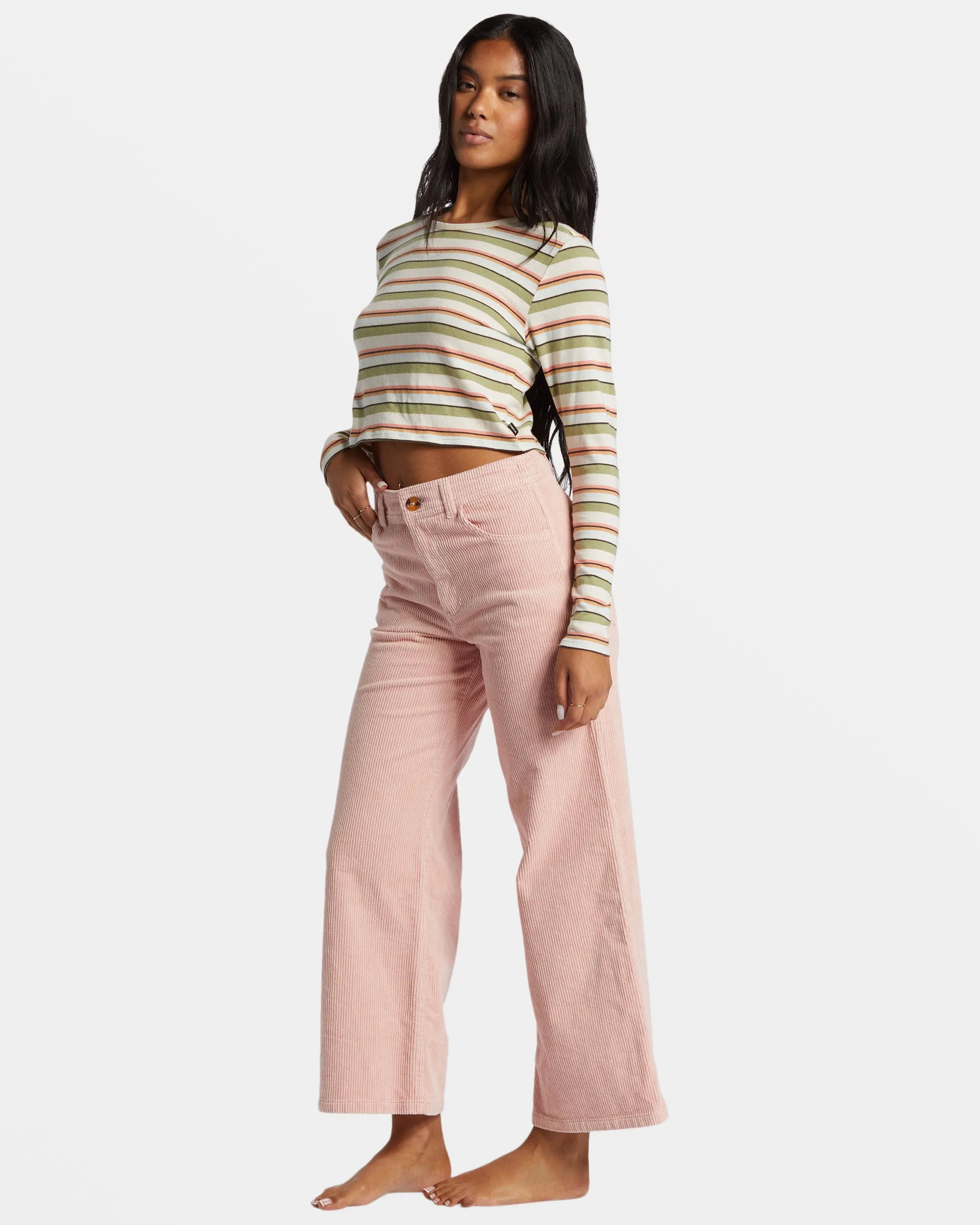 Be Free Corduroy Pants - Dusty Peach sold by Billabong product image thumbnail 3