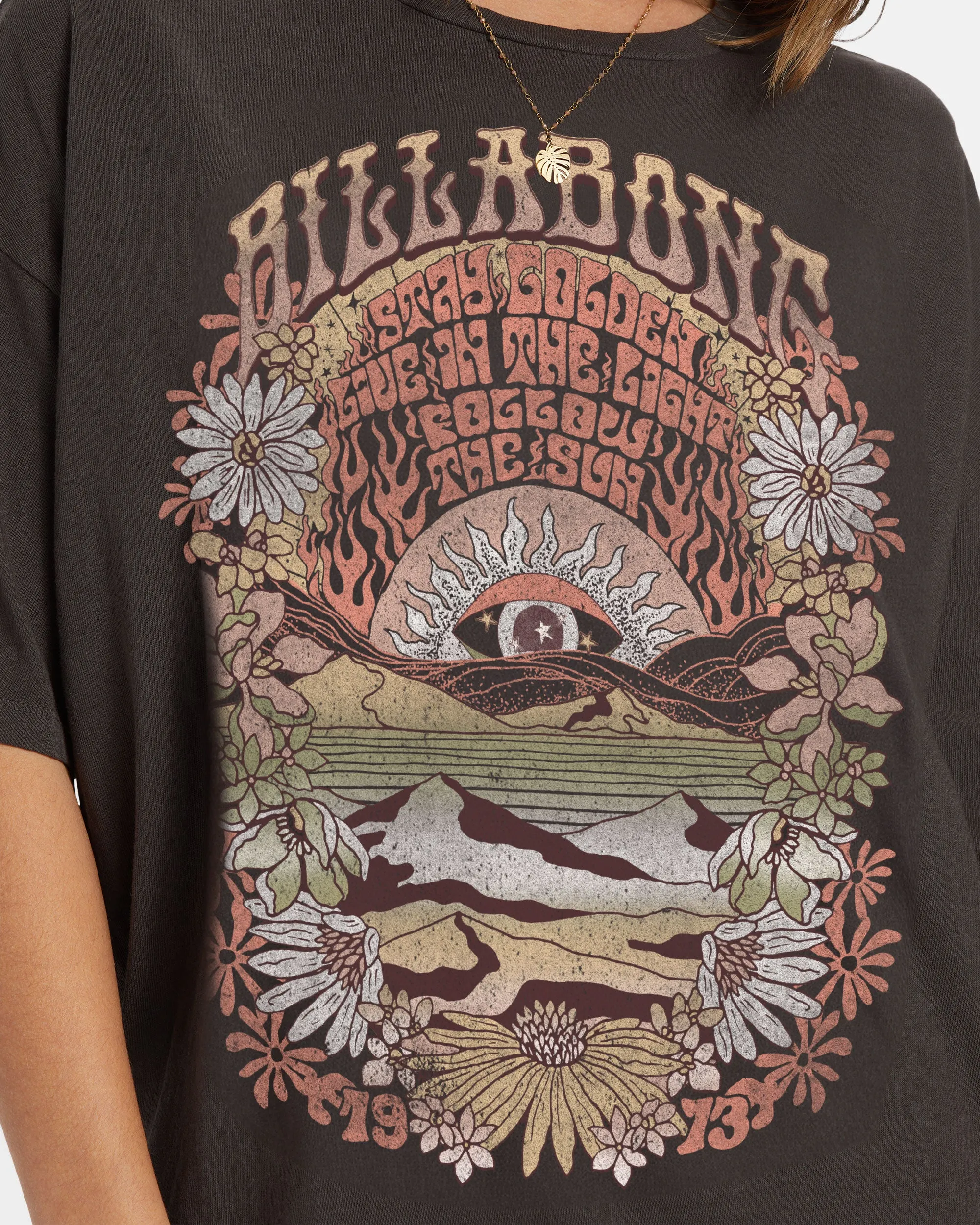 Golden Times T-Shirt - Off Black sold by Billabong product image thumbnail 5
