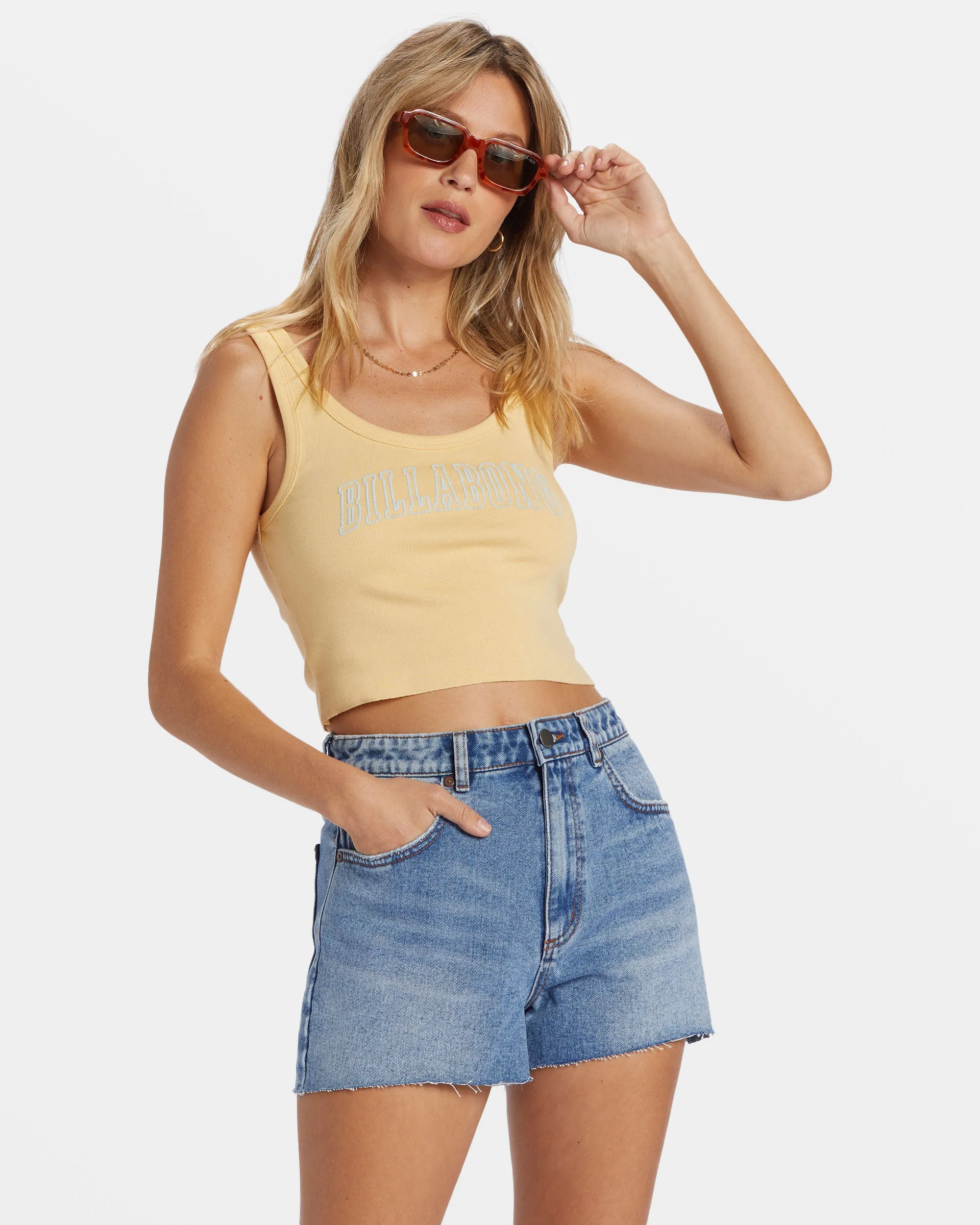 Athletic Billabong T-Shirt - Pale Yellow sold by Billabong