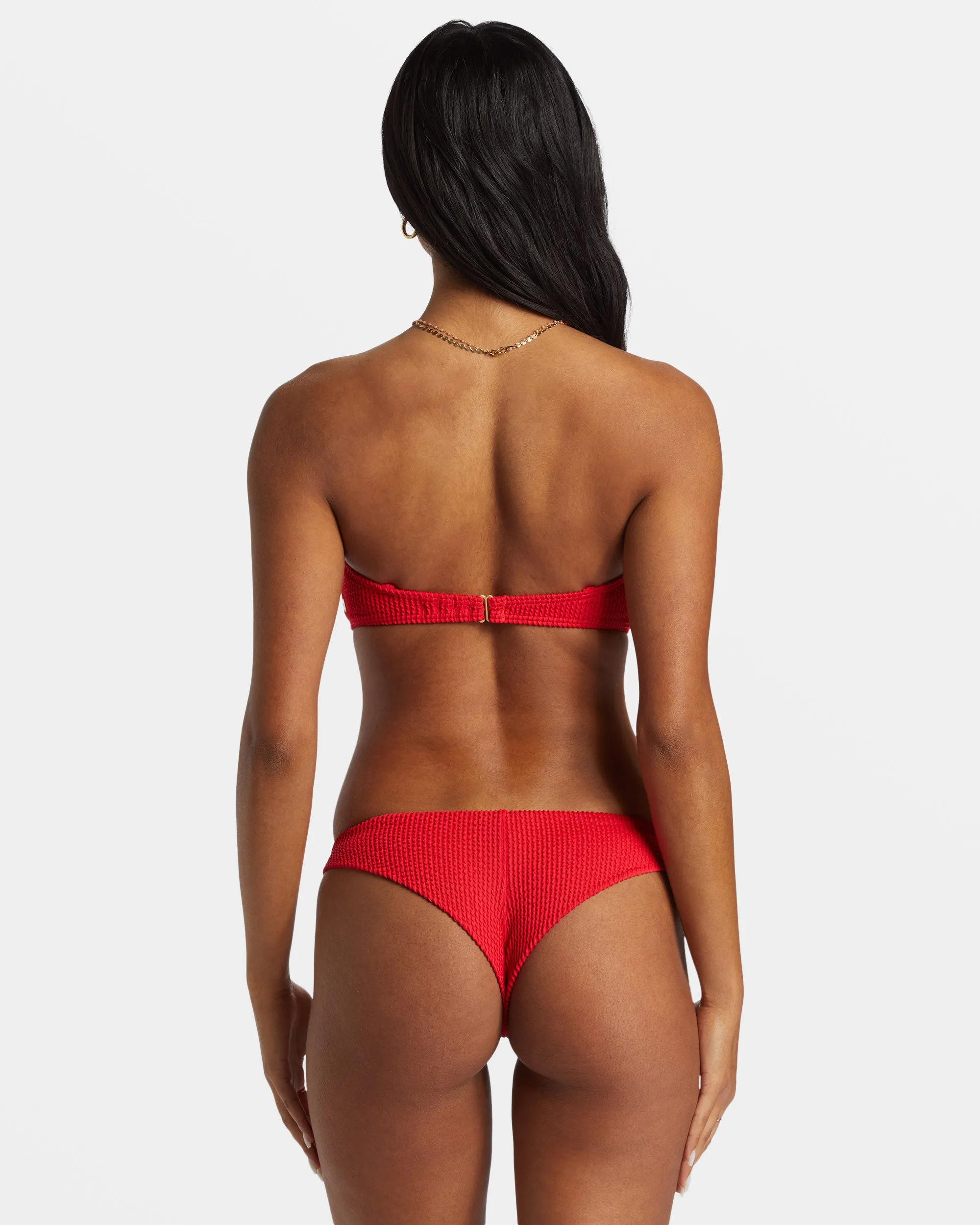 Summer High Tanga Bikini Bottoms - Fiesta Red sold by Billabong