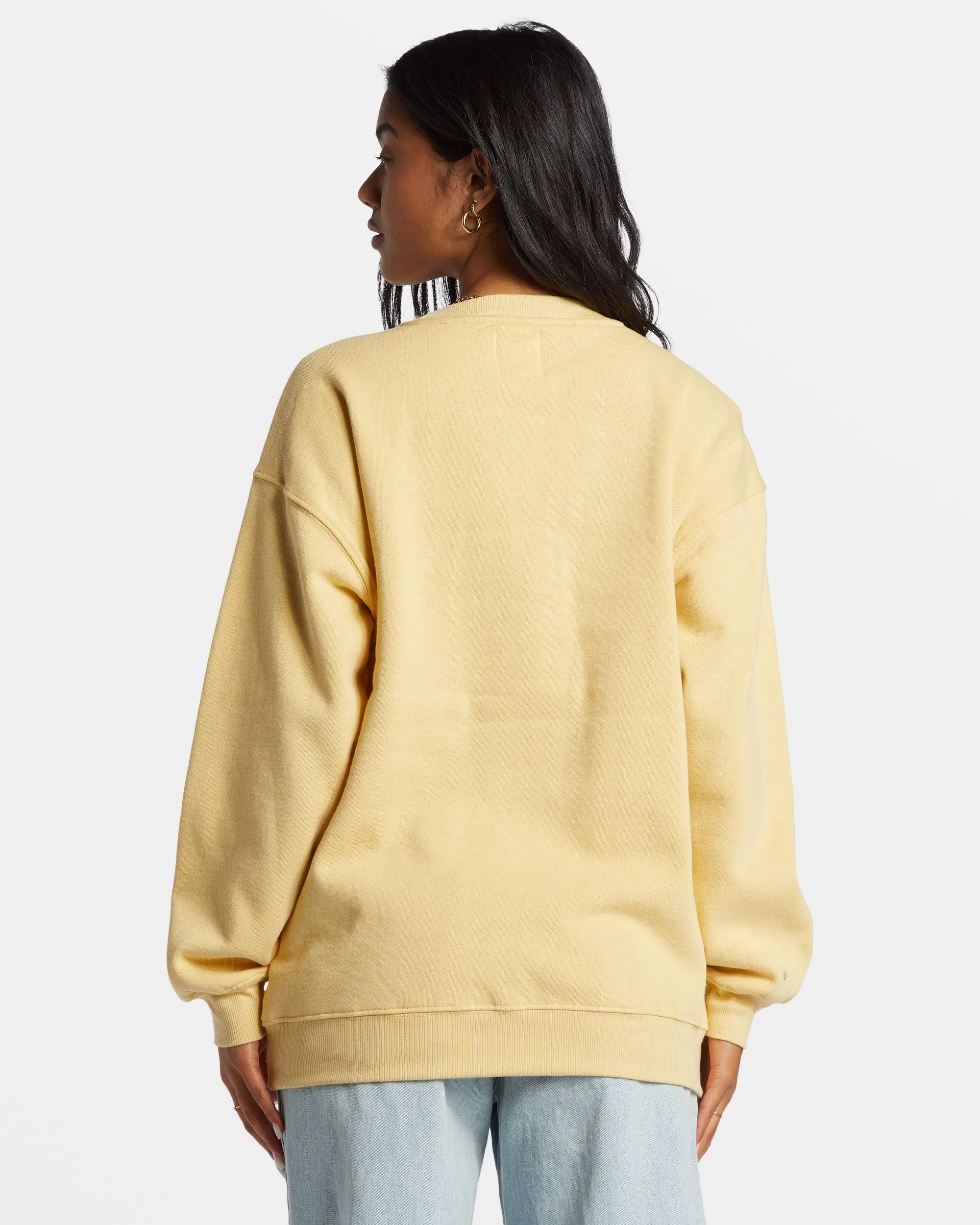 Surfing Together Crewneck Sweatshirt - Pale Yellow sold by Billabong product image thumbnail 2