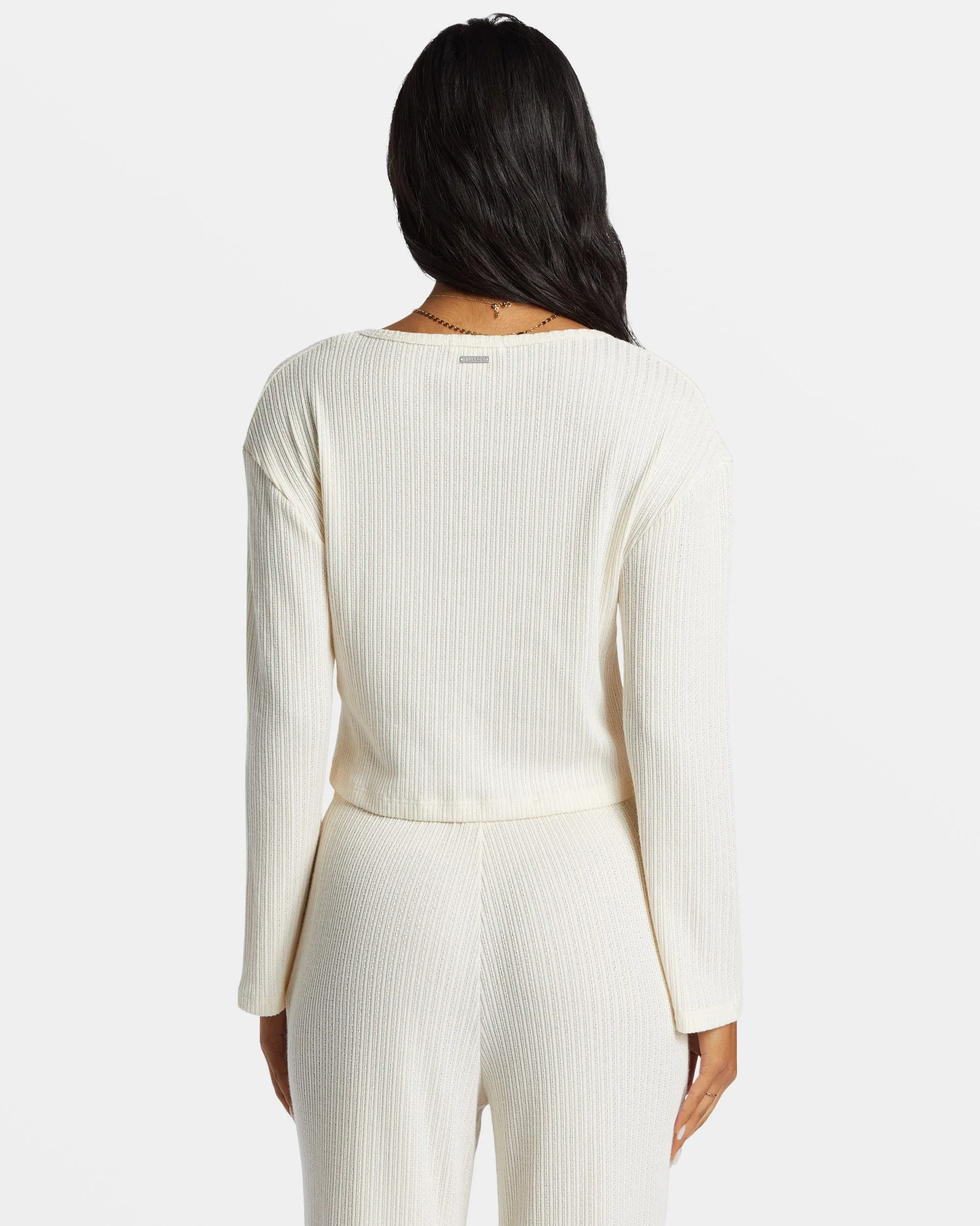 Lana Long Sleeve Top - White Cap sold by Billabong product image thumbnail 3