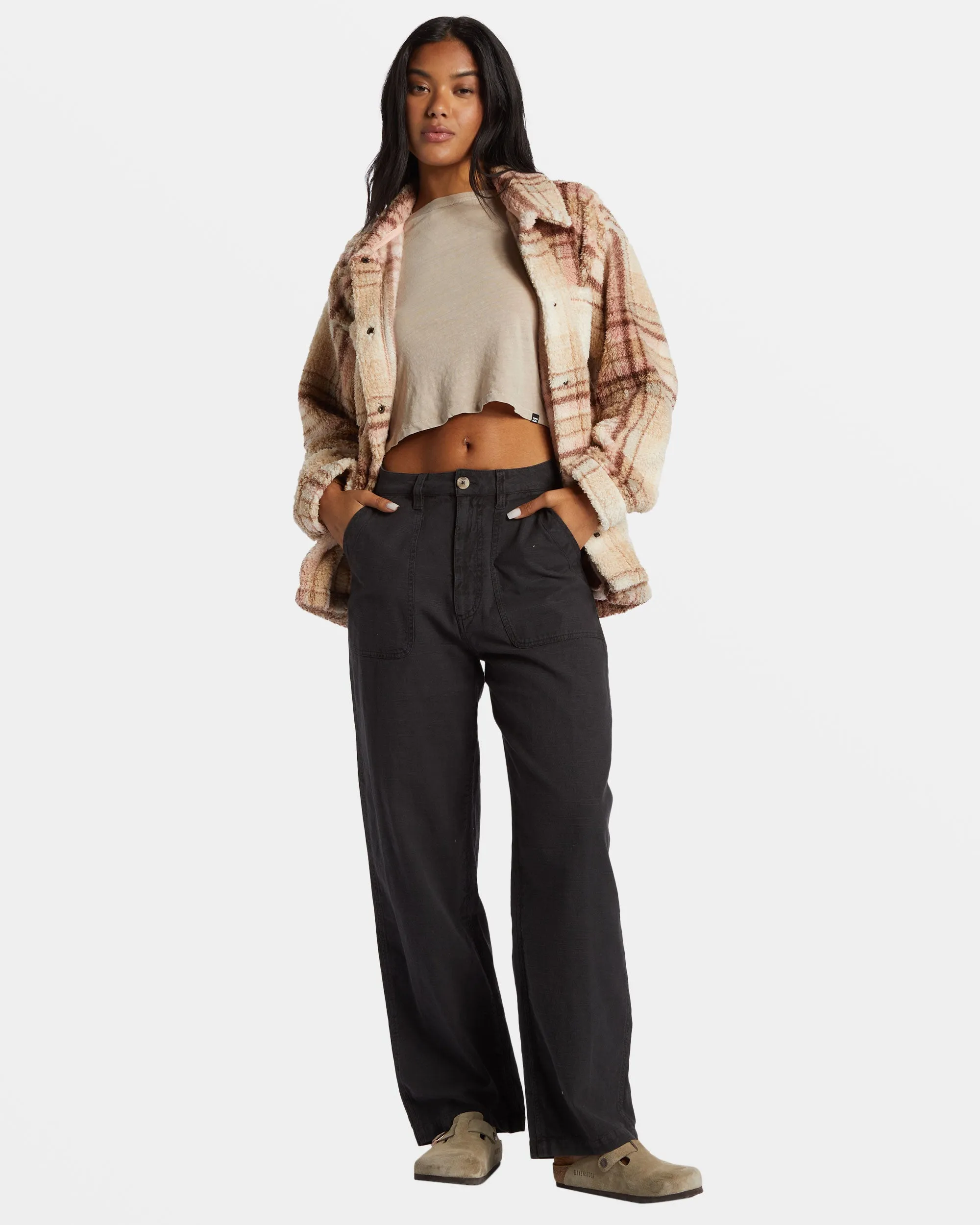 Sundown Sherpa Jacket - Dusty Peach sold by Billabong product image thumbnail 4