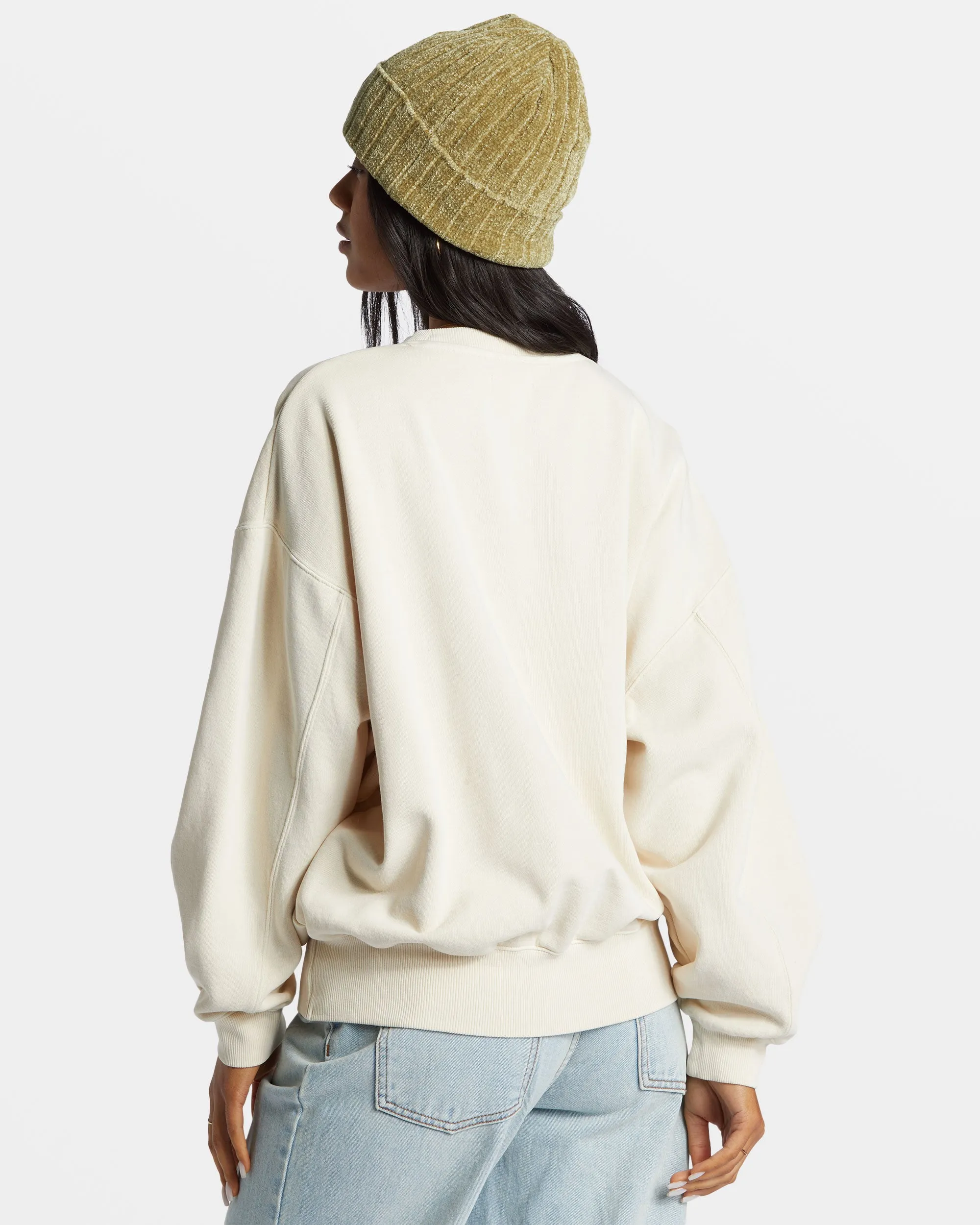 Palmin Kendal Crewneck Sweatshirt - White Cap sold by Billabong product image thumbnail 2