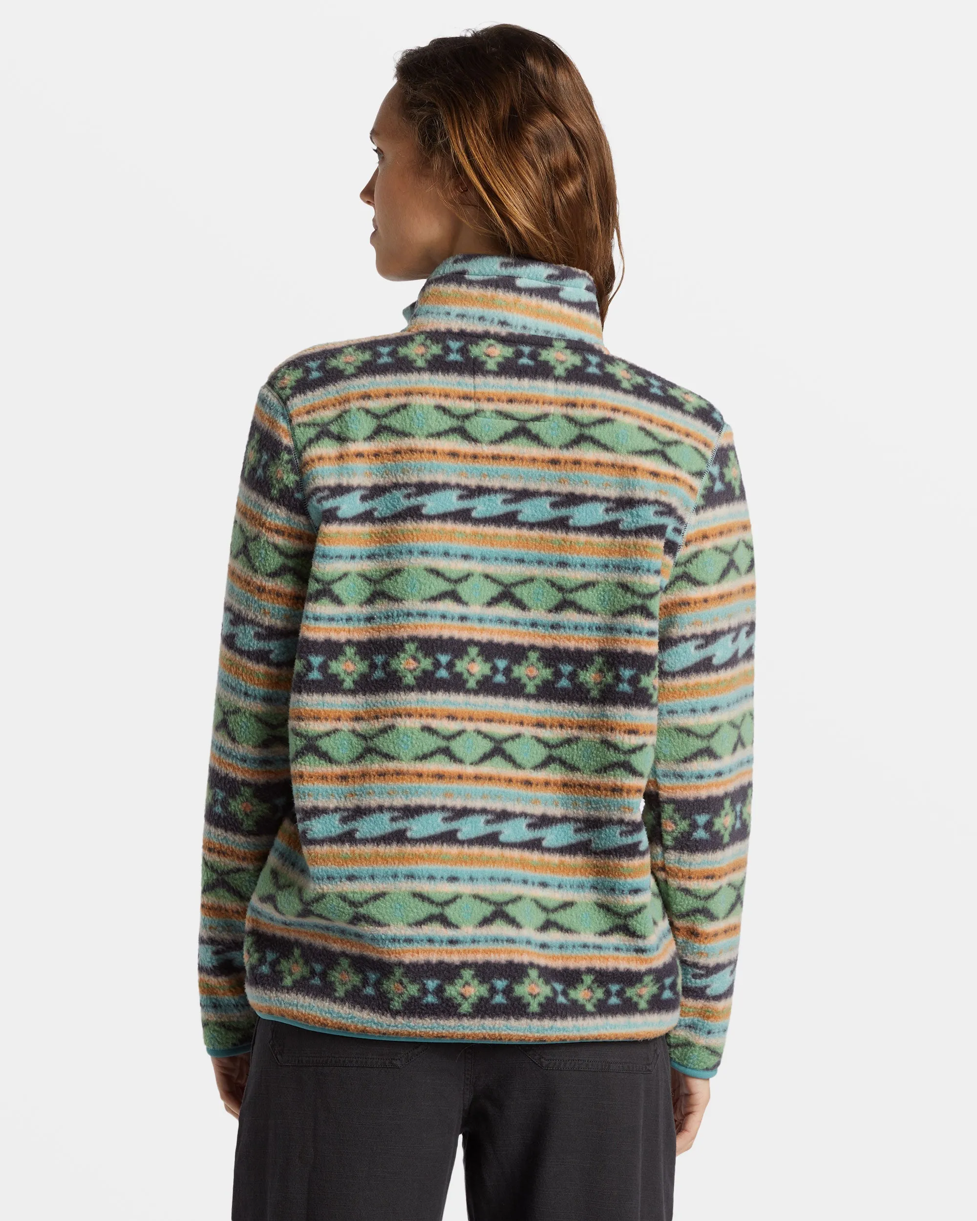 A/Div Boundary Mock 3 Half-Zip Pullover Sweatshirt - Salty Sage sold by Billabong product image thumbnail 2