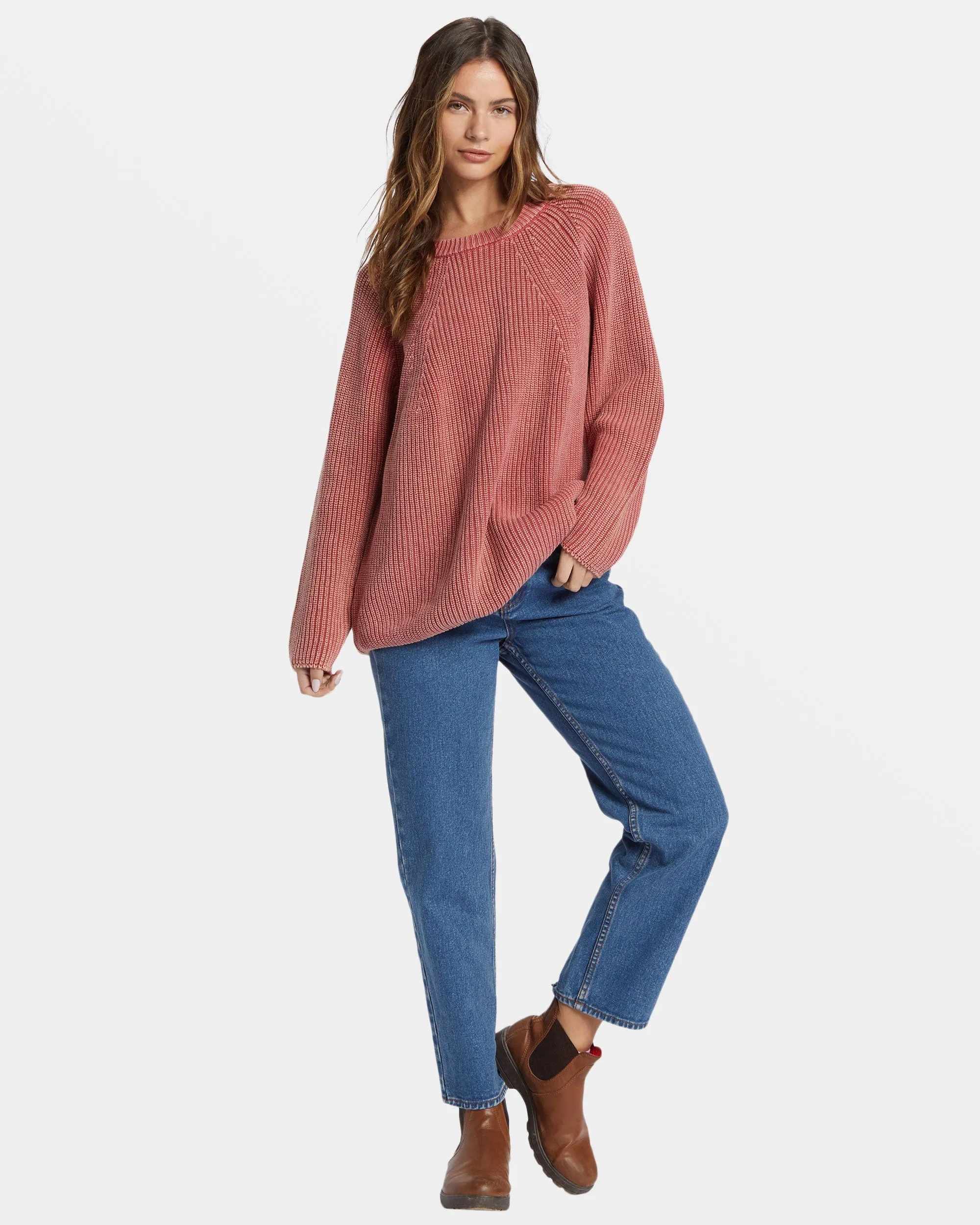 Addison Sweater - Red Clay sold by Billabong product image thumbnail 4