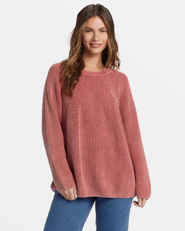 Addison Sweater - Red Clay sold by Billabong