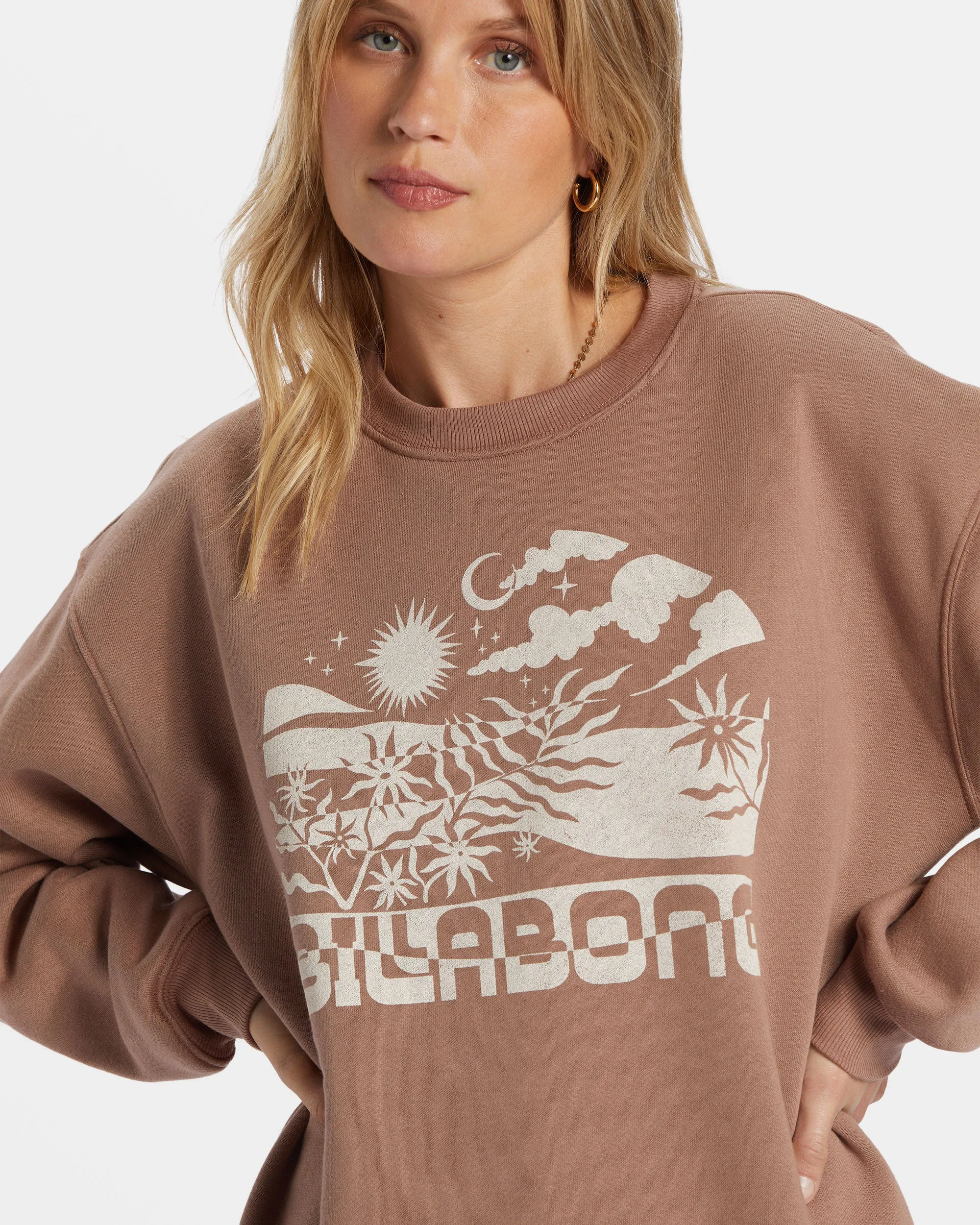 White Space Crewneck Sweatshirt - Sweet Earth sold by Billabong product image thumbnail 5