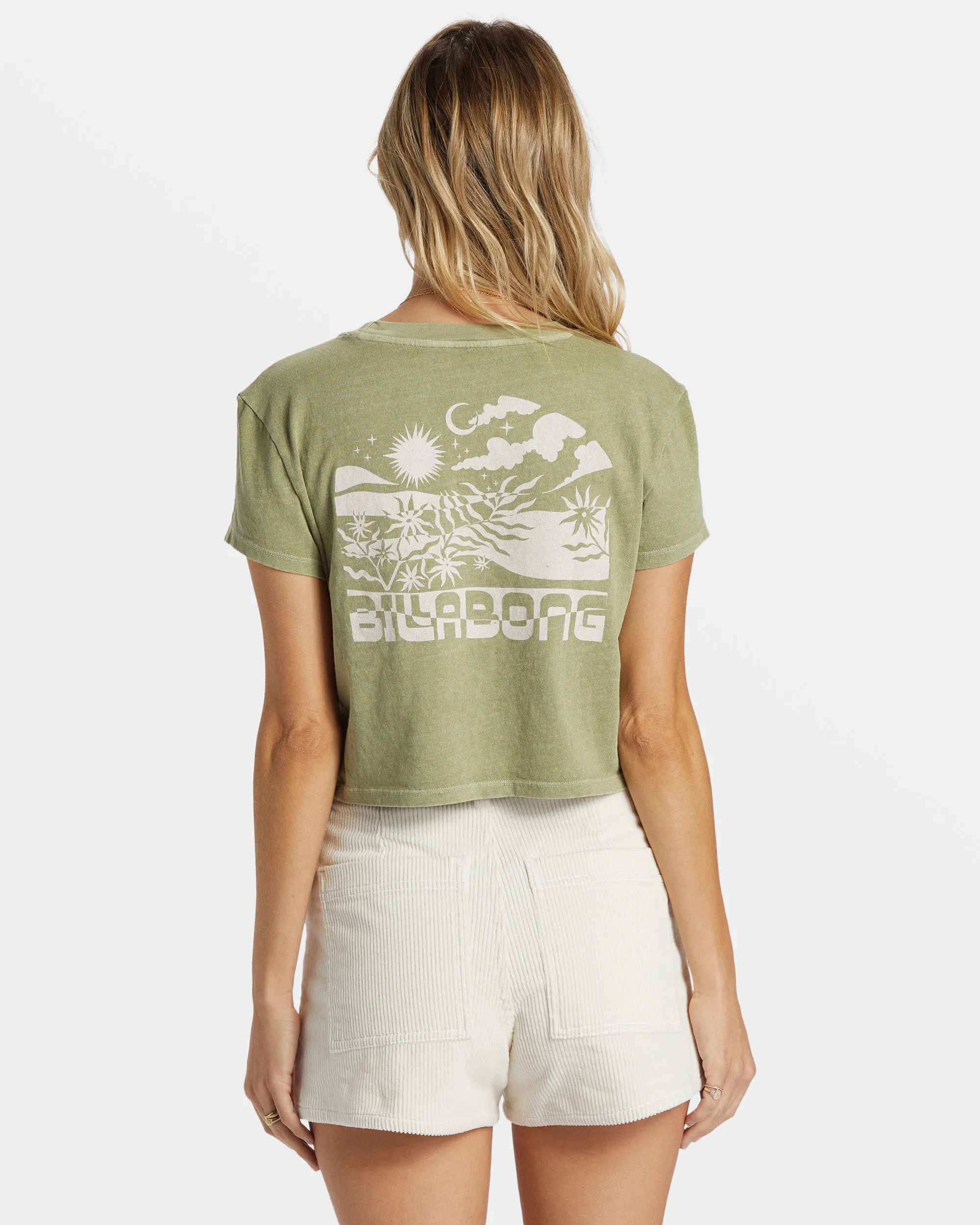 Free Fall Corduroy Short - White Cap sold by Billabong product image thumbnail 2