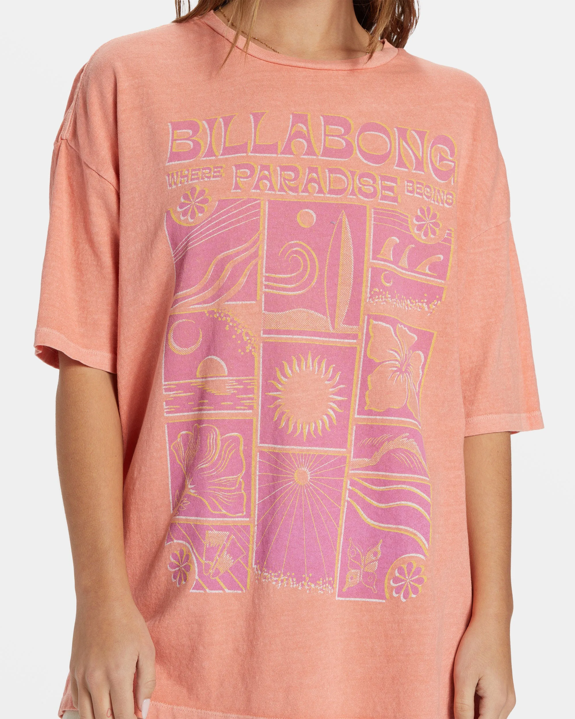 Paradise Begins T-Shirt - Peach Out sold by Billabong product image thumbnail 5