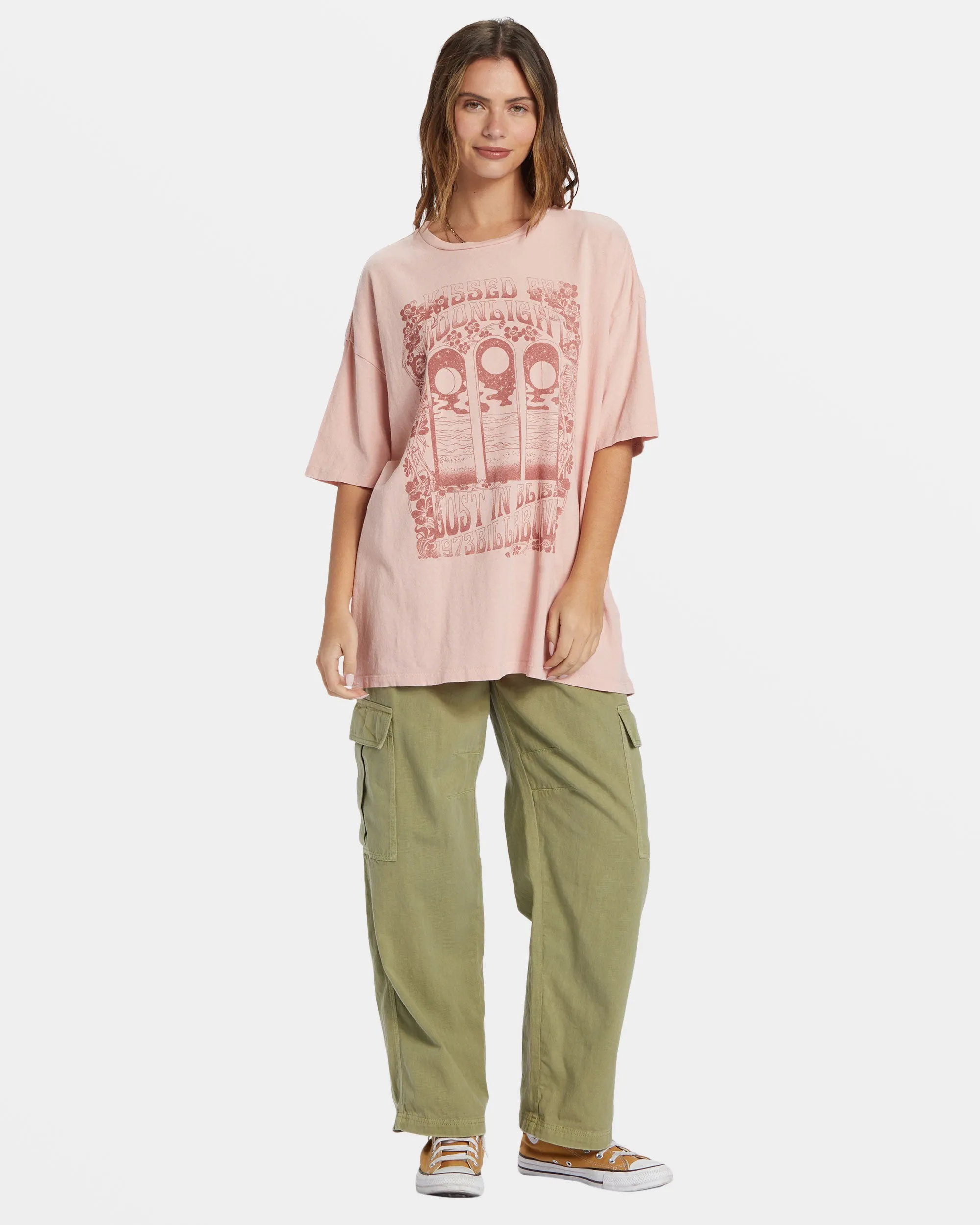 Moon Kiss T-Shirt - Dusty Peach sold by Billabong product image thumbnail 4