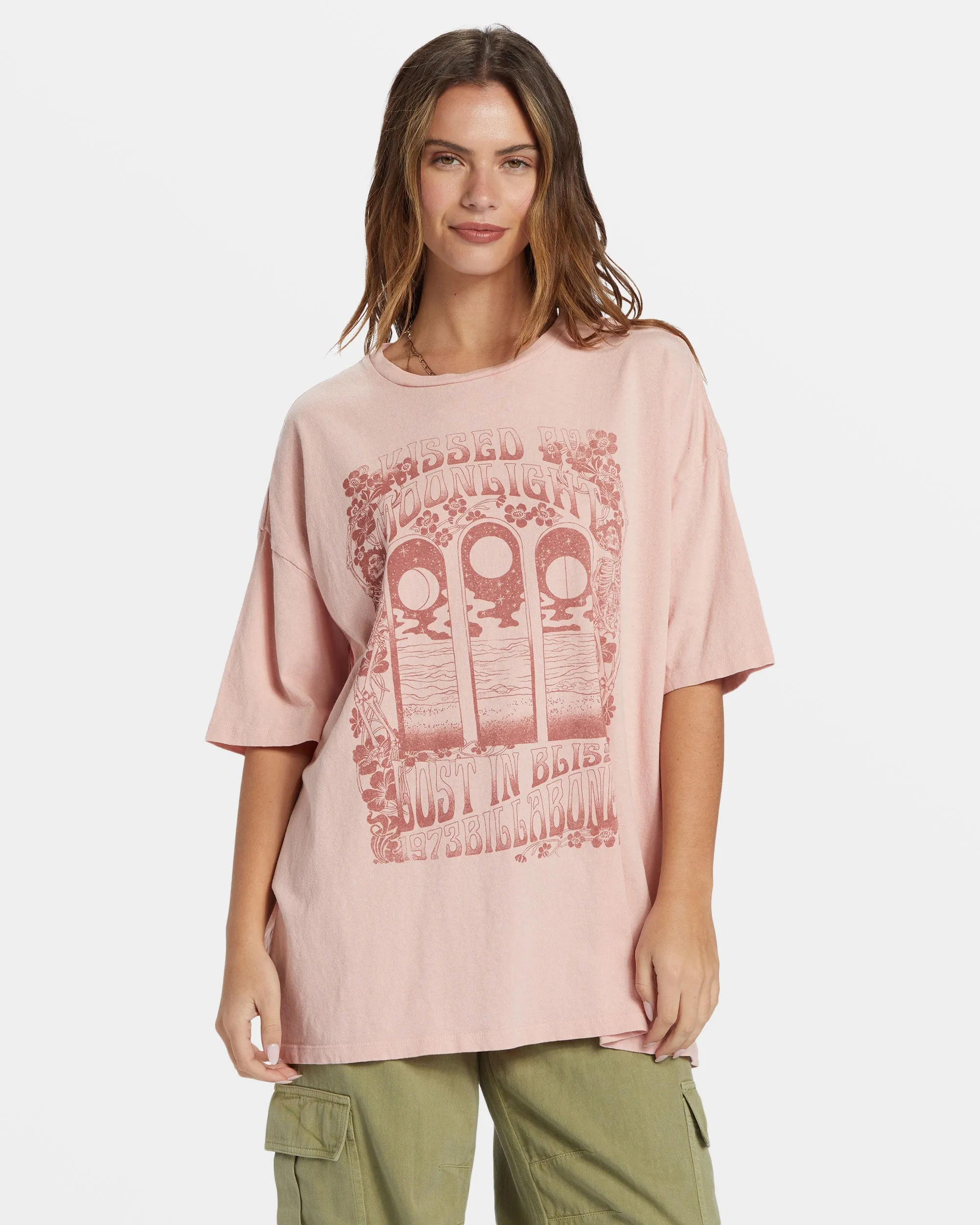 Moon Kiss T-Shirt - Dusty Peach sold by Billabong