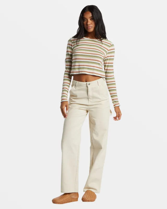 Collet Carpenter Denim Pant - White Cap sold by Billabong