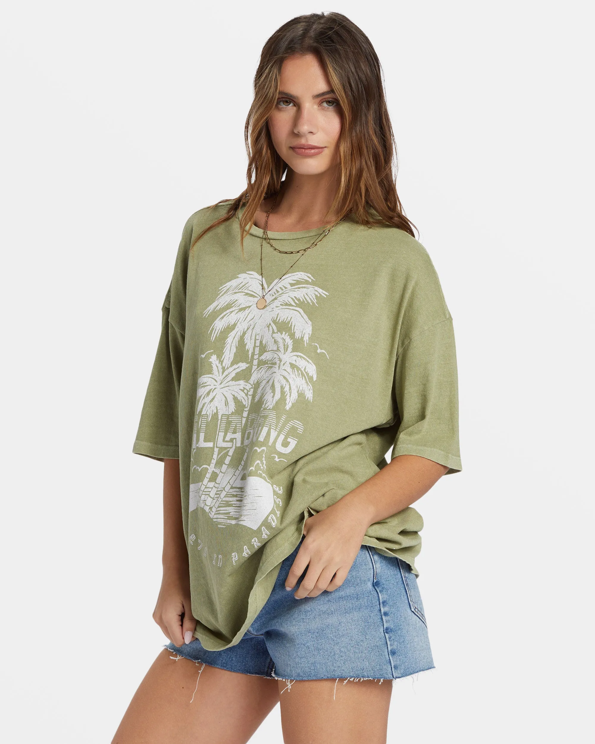 Tiki Tropics T-Shirt - Avocado sold by Billabong product image thumbnail 4