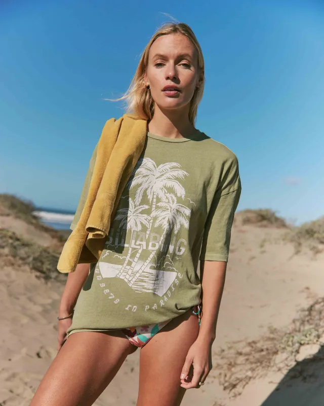 Tiki Tropics T-Shirt - Avocado sold by Billabong