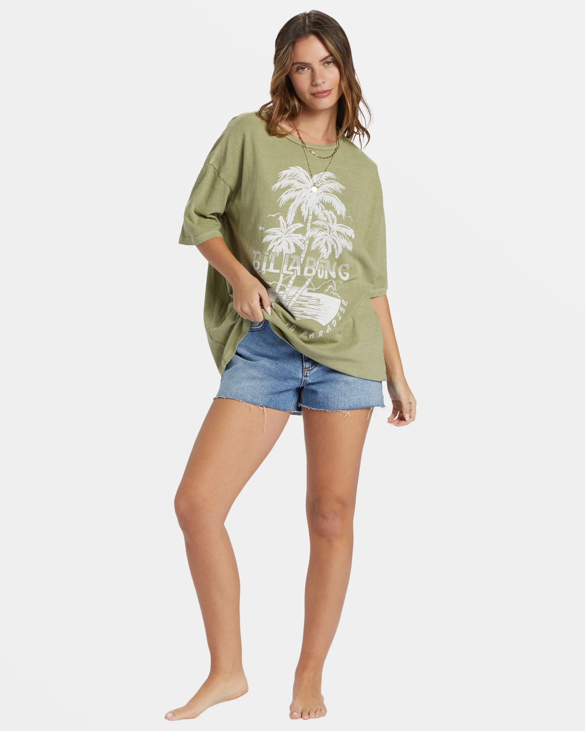 Tiki Tropics T-Shirt - Avocado sold by Billabong product image thumbnail 5