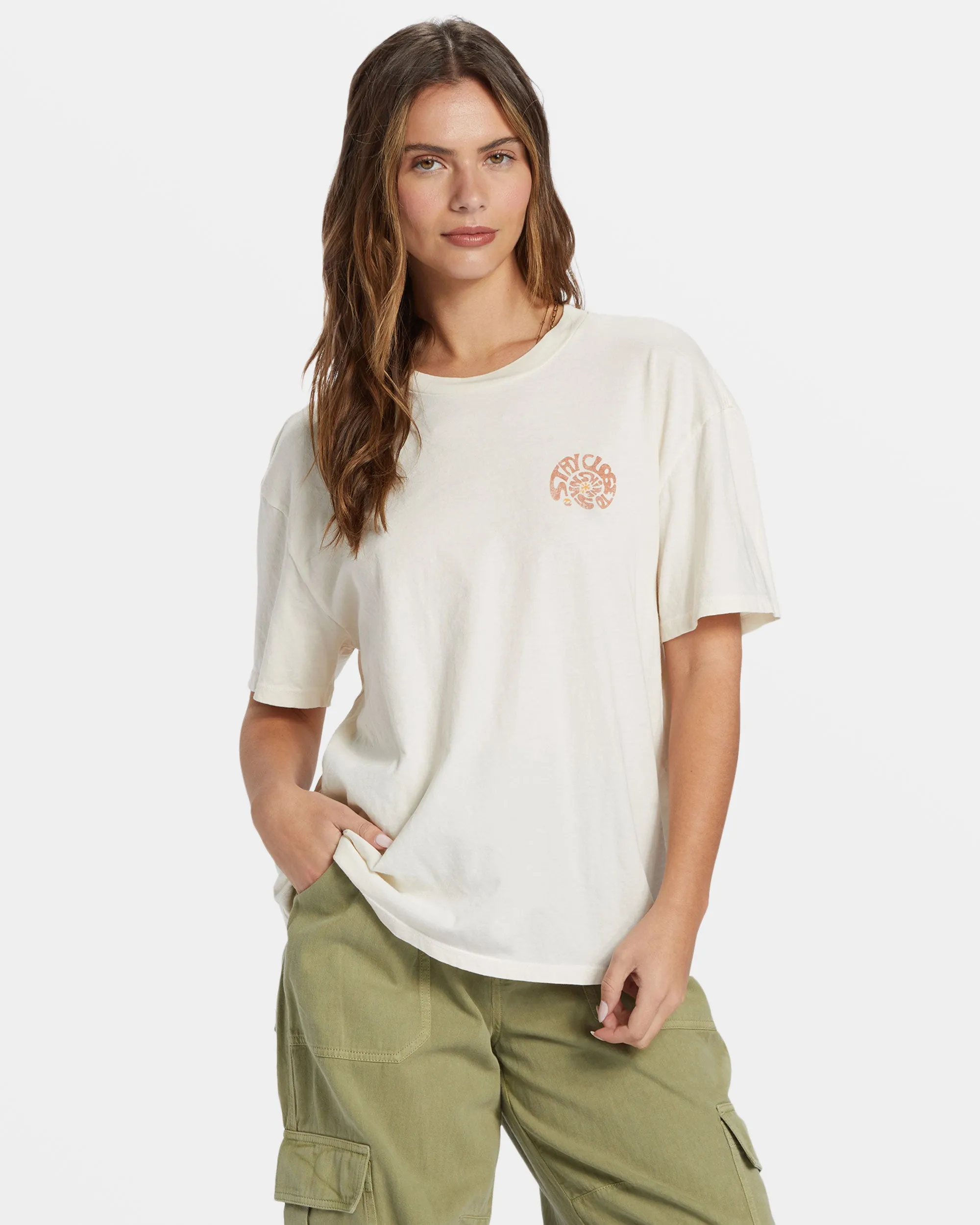 Close Sunshine T-Shirt - White Cap sold by Billabong product image thumbnail 3