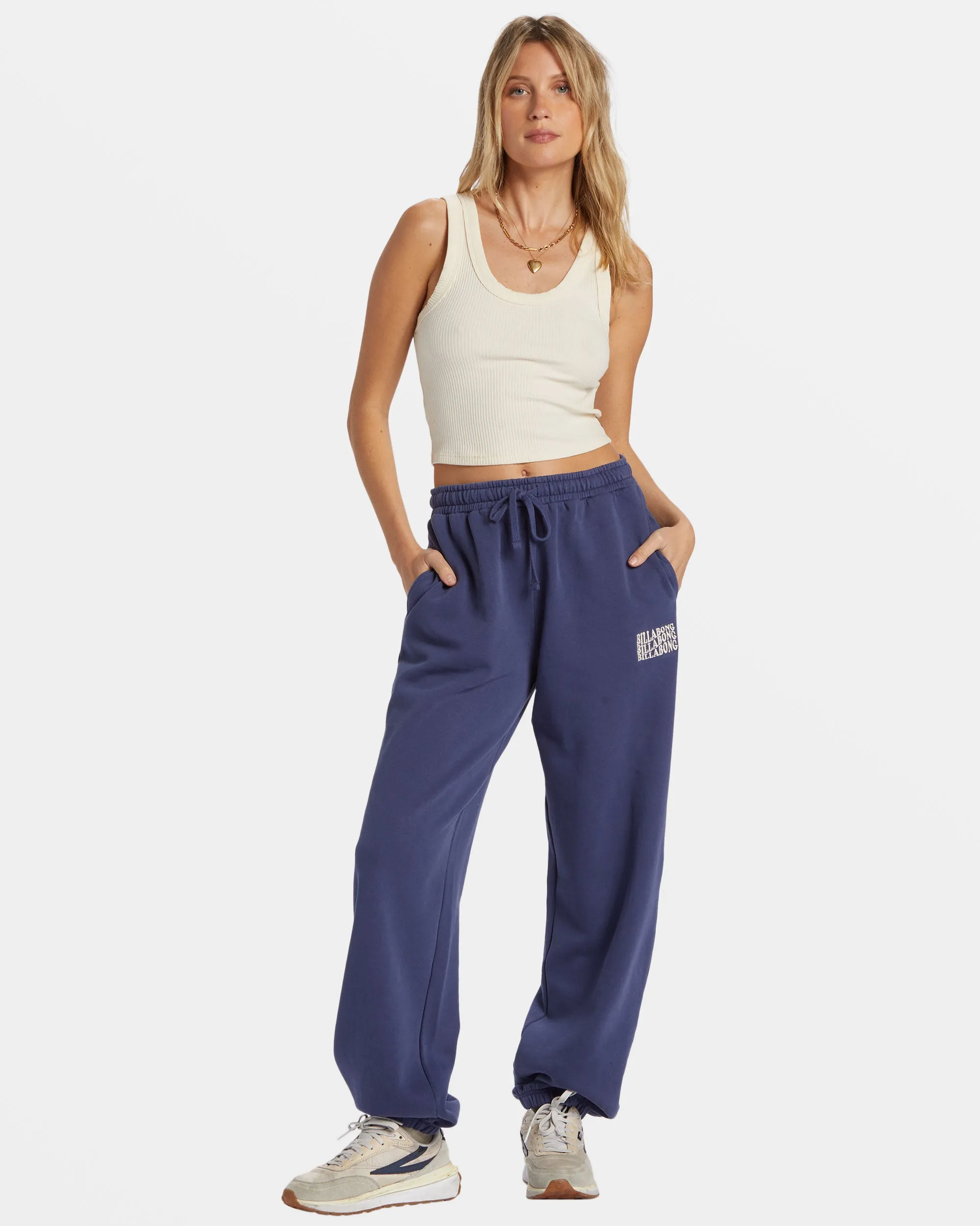 Palmin Elastic Waist Joggers - I Sea Indigo sold by Billabong product image thumbnail 2