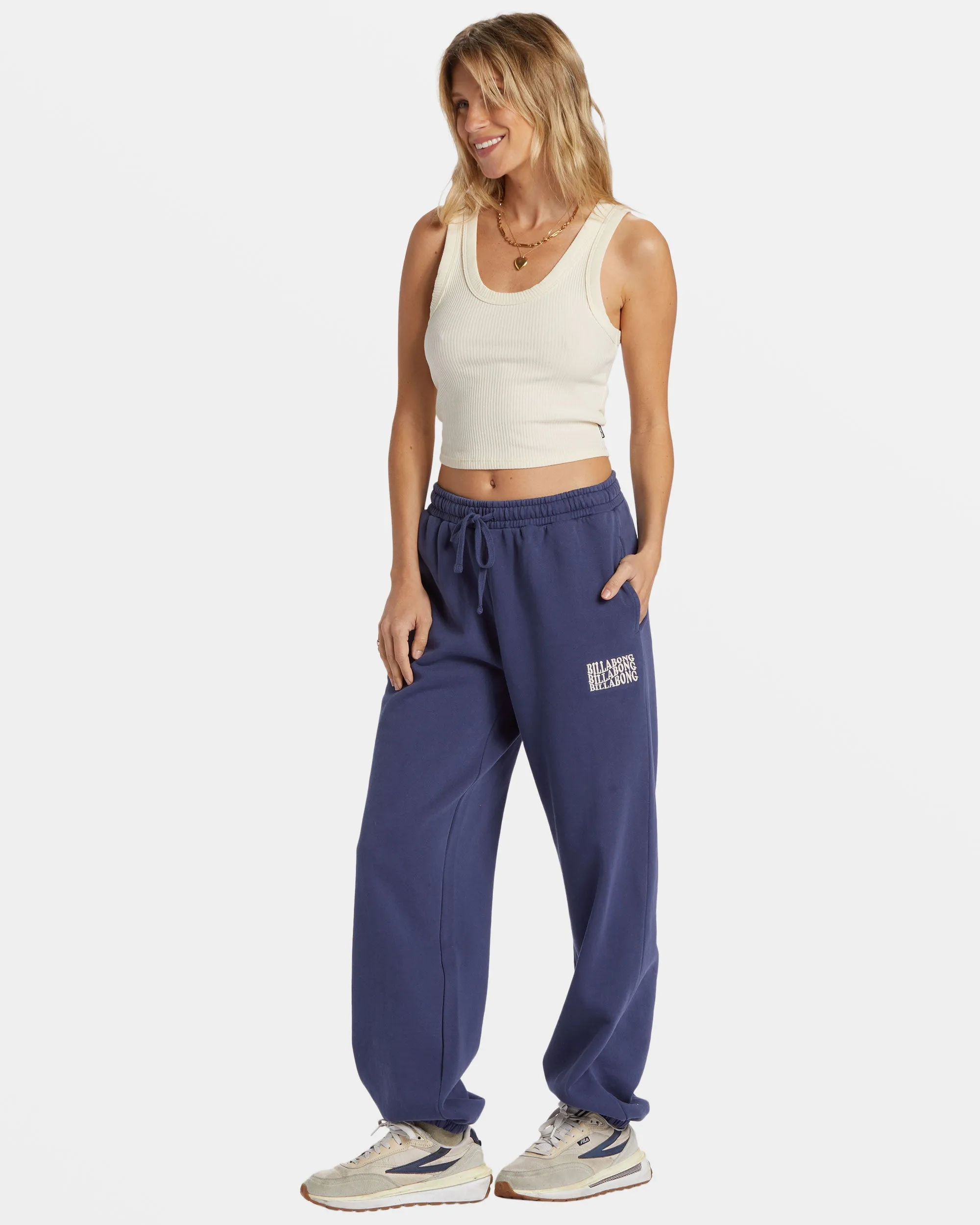 Palmin Elastic Waist Joggers - I Sea Indigo sold by Billabong product image thumbnail 4