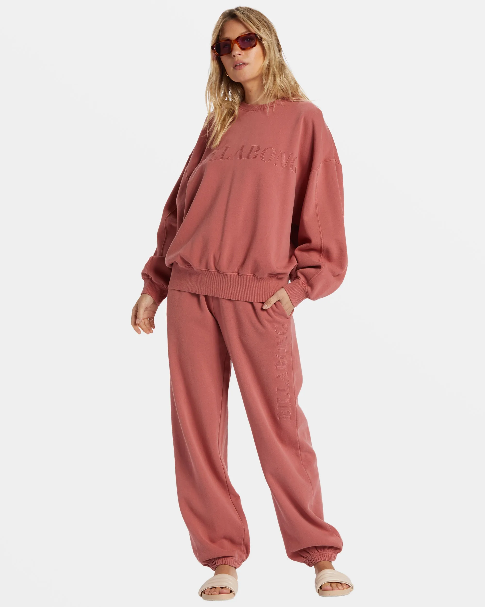 Palmin Kendal Crewneck Sweatshirt - Red Clay sold by Billabong product image thumbnail 4