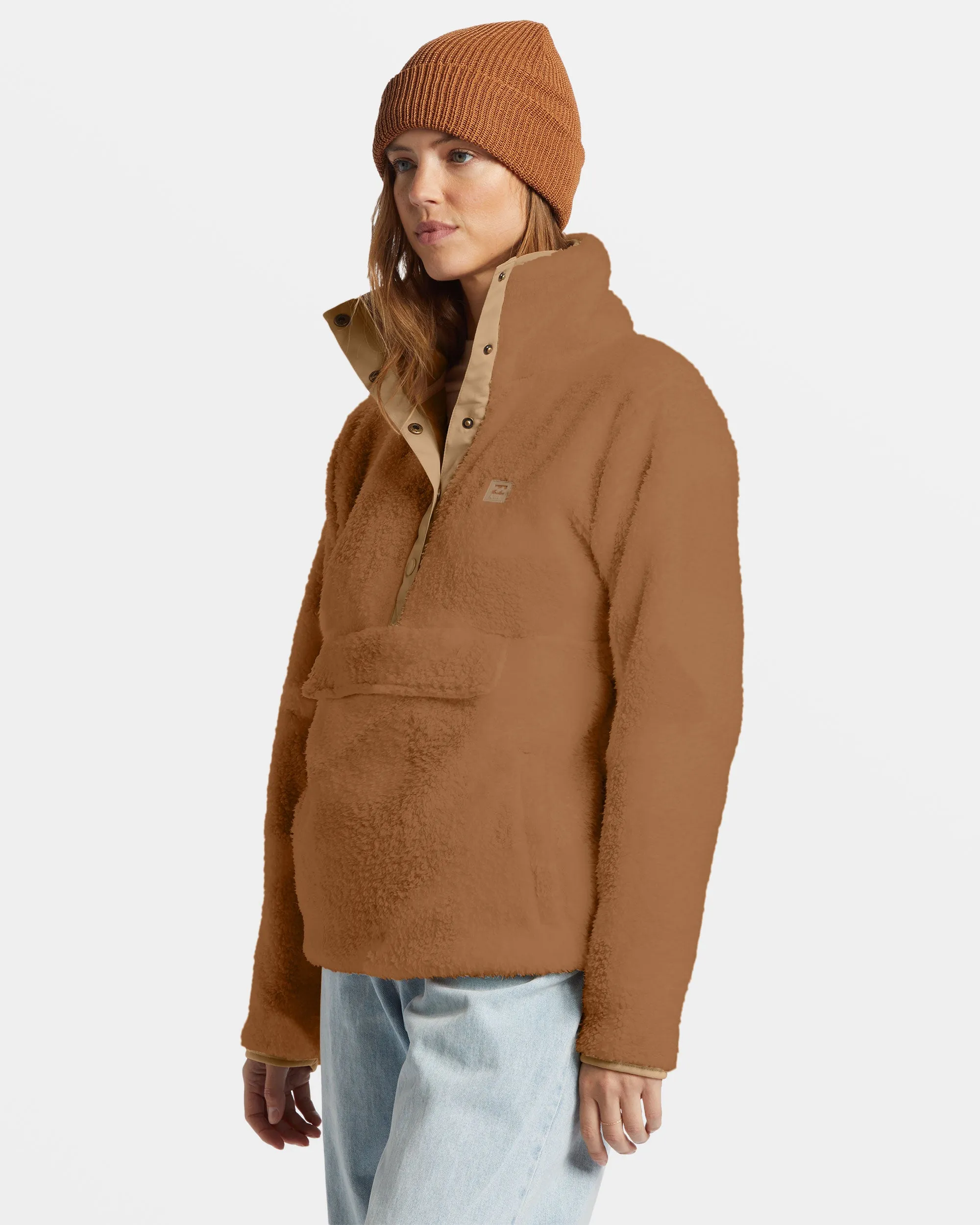 Switchback Mock Neck Fleece - Sandalwood sold by Billabong product image thumbnail 3