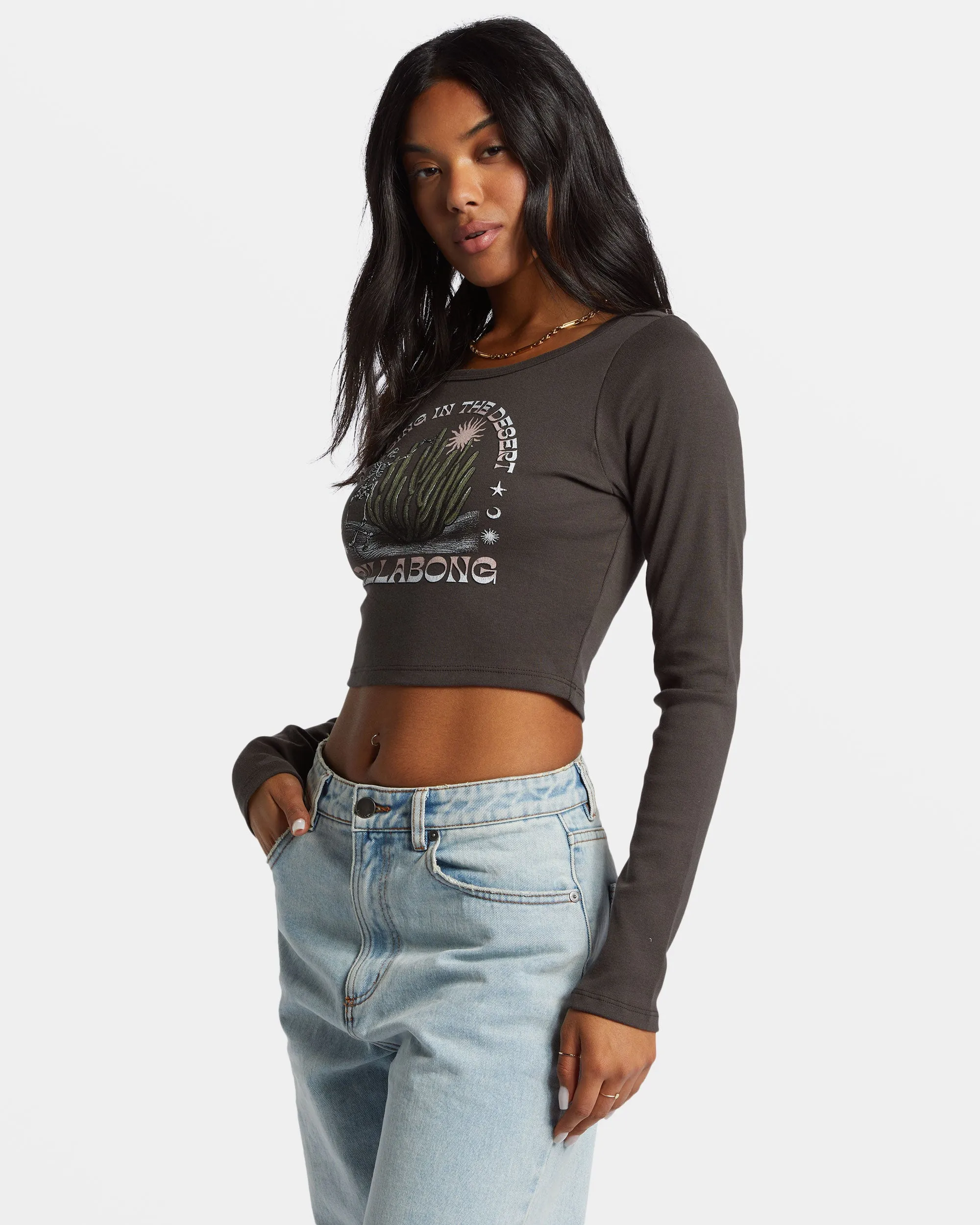 Dancing In The Wild T-Shirt - Off Black sold by Billabong product image thumbnail 3