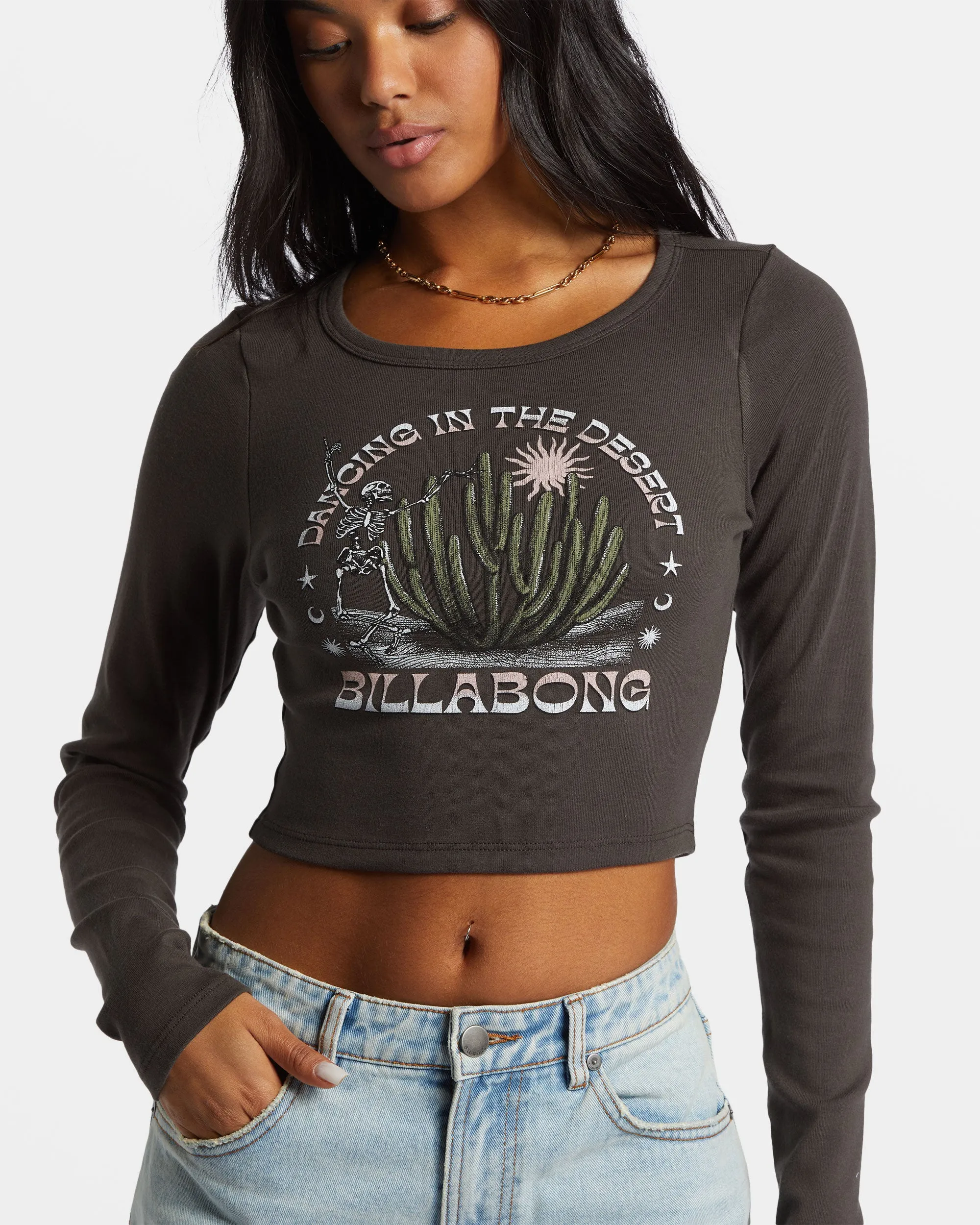 Dancing In The Wild T-Shirt - Off Black sold by Billabong product image thumbnail 5