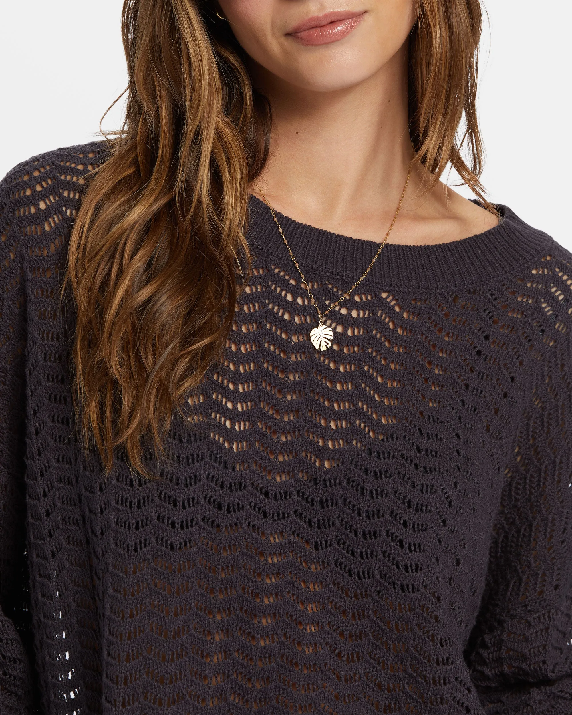 Sunlit Pullover Sweater - Black Sands sold by Billabong product image thumbnail 5