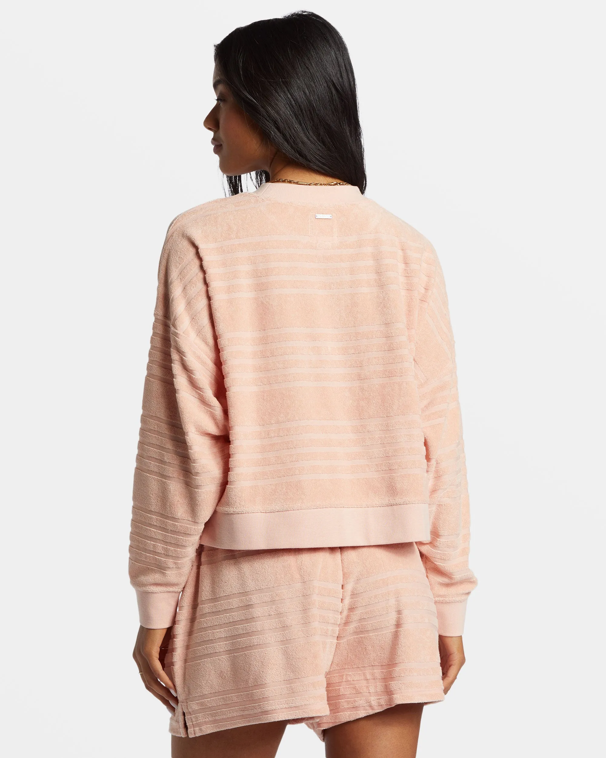 Tempo Crewneck Sweatshirt - Dusty Peach sold by Billabong product image thumbnail 3