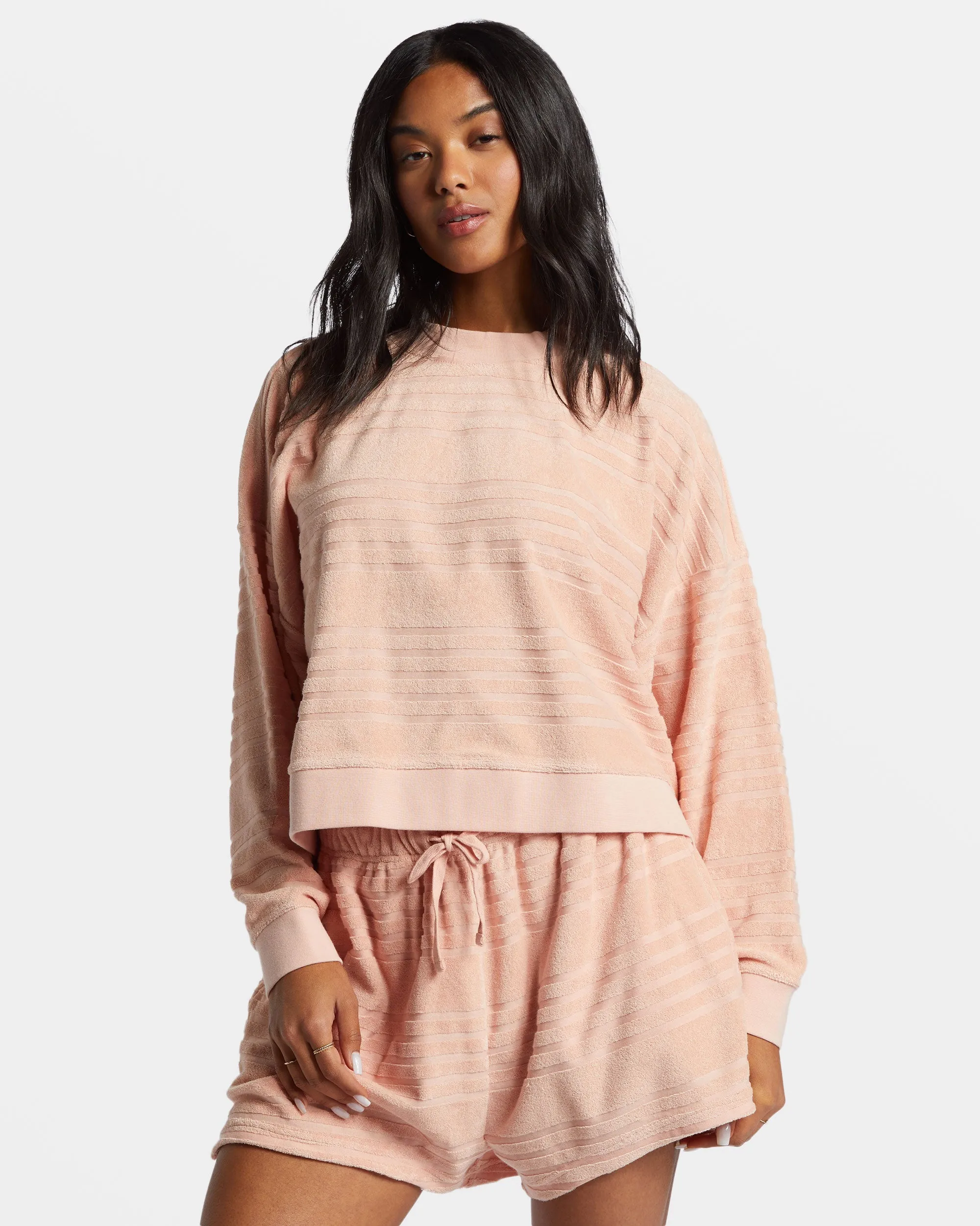 Tempo Crewneck Sweatshirt - Dusty Peach sold by Billabong product image thumbnail 2