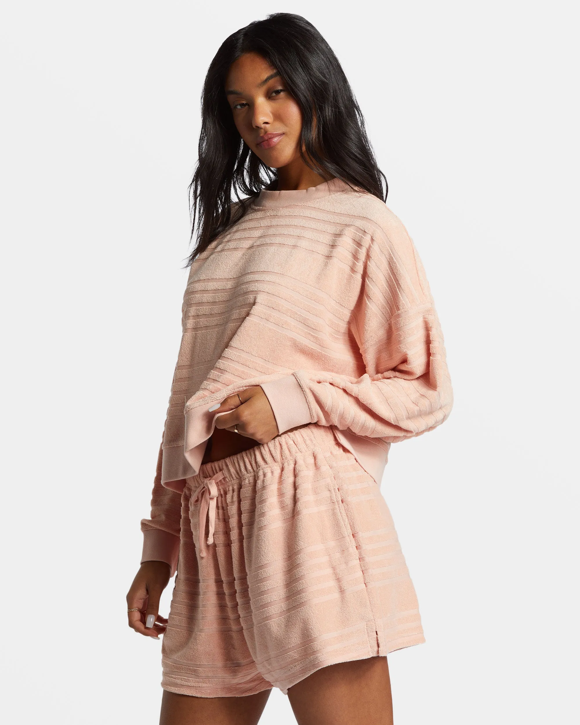 Tempo Crewneck Sweatshirt - Dusty Peach sold by Billabong product image thumbnail 4