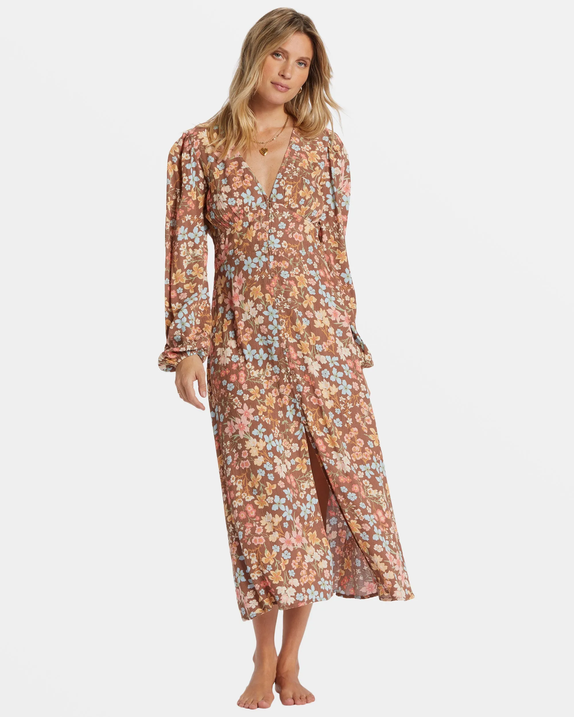 Cool Nights Midi Dress - Sweet Earth sold by Billabong