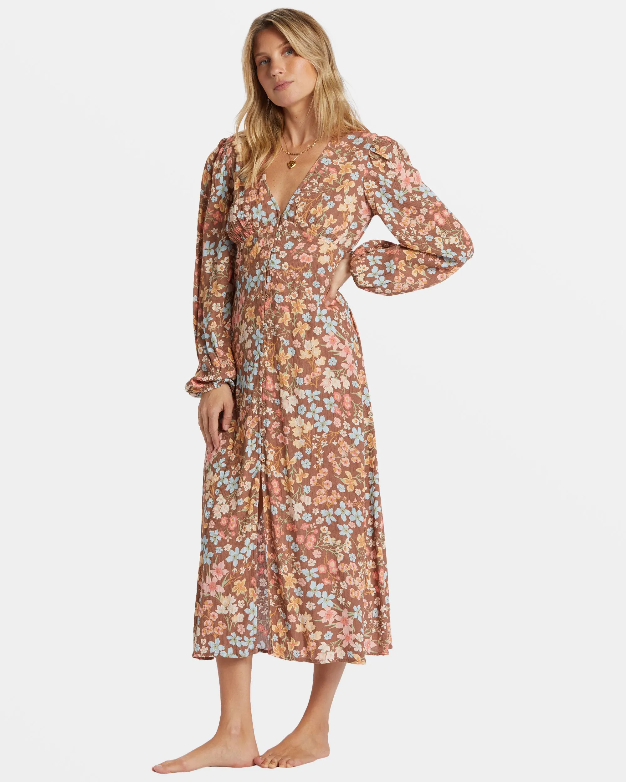 Cool Nights Midi Dress - Sweet Earth sold by Billabong product image thumbnail 3