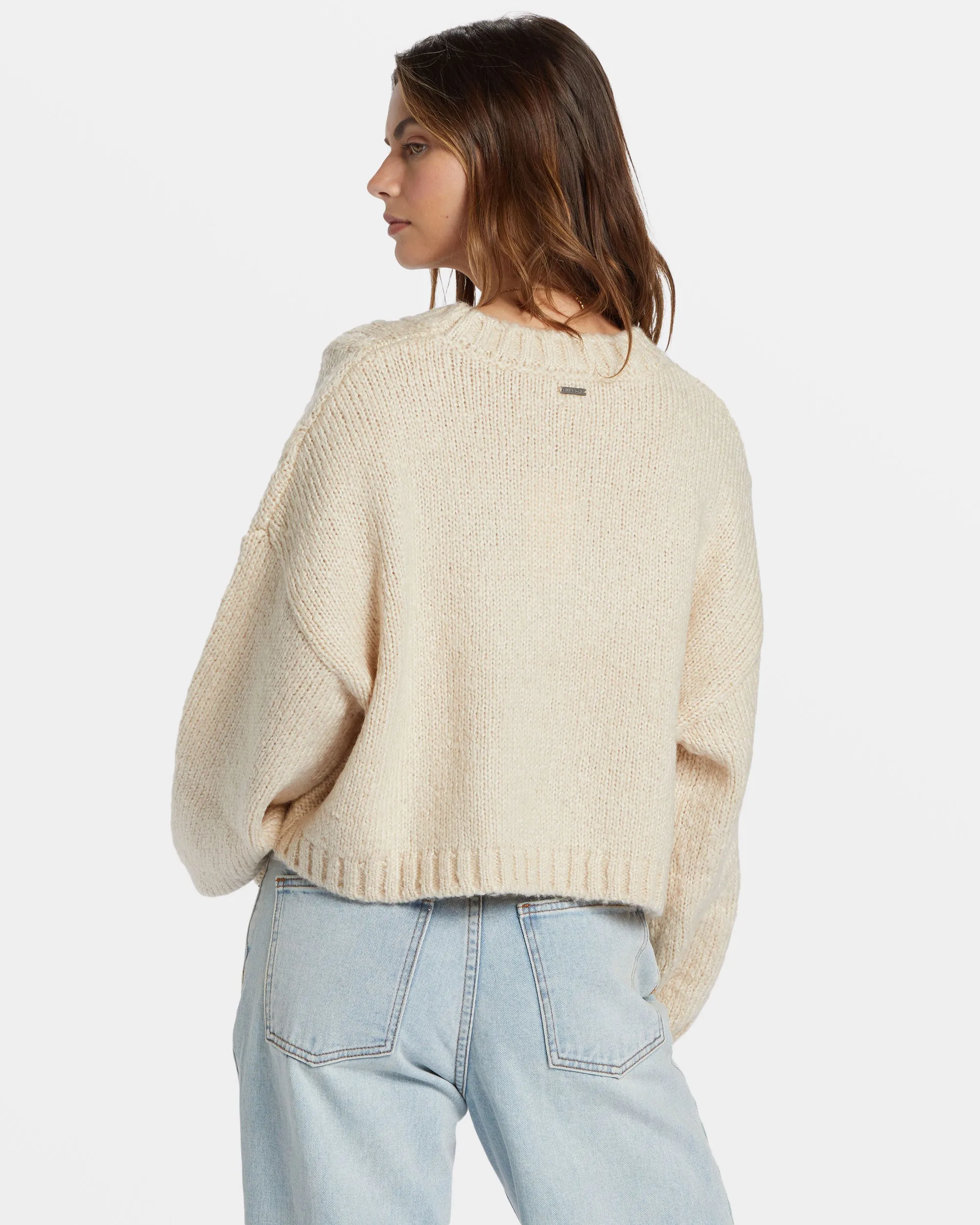 Modern Love Pullover Sweater - Dove sold by Billabong product image thumbnail 2