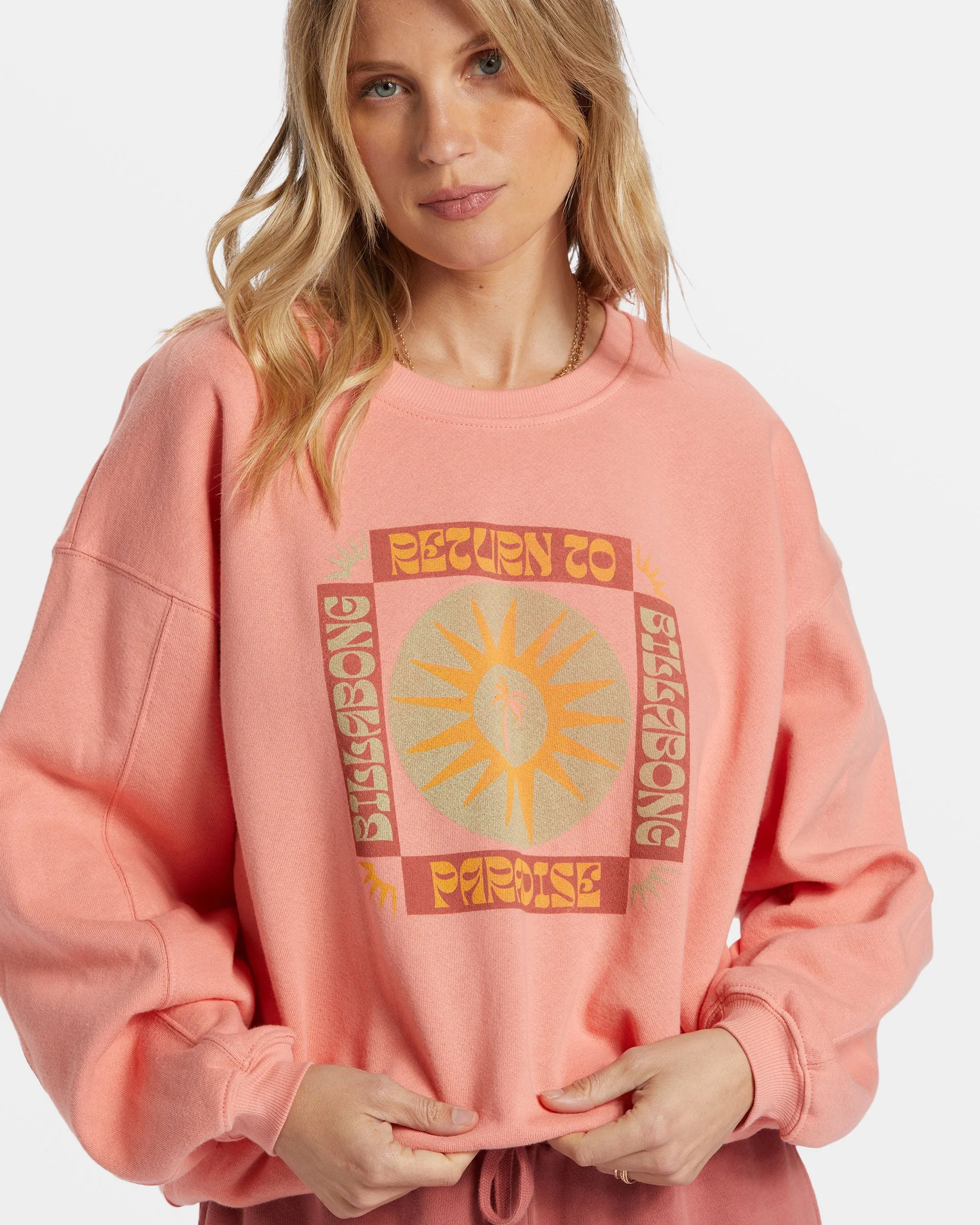 Twisties Kendall Pullover Sweatshirt - Peach Out sold by Billabong product image thumbnail 5