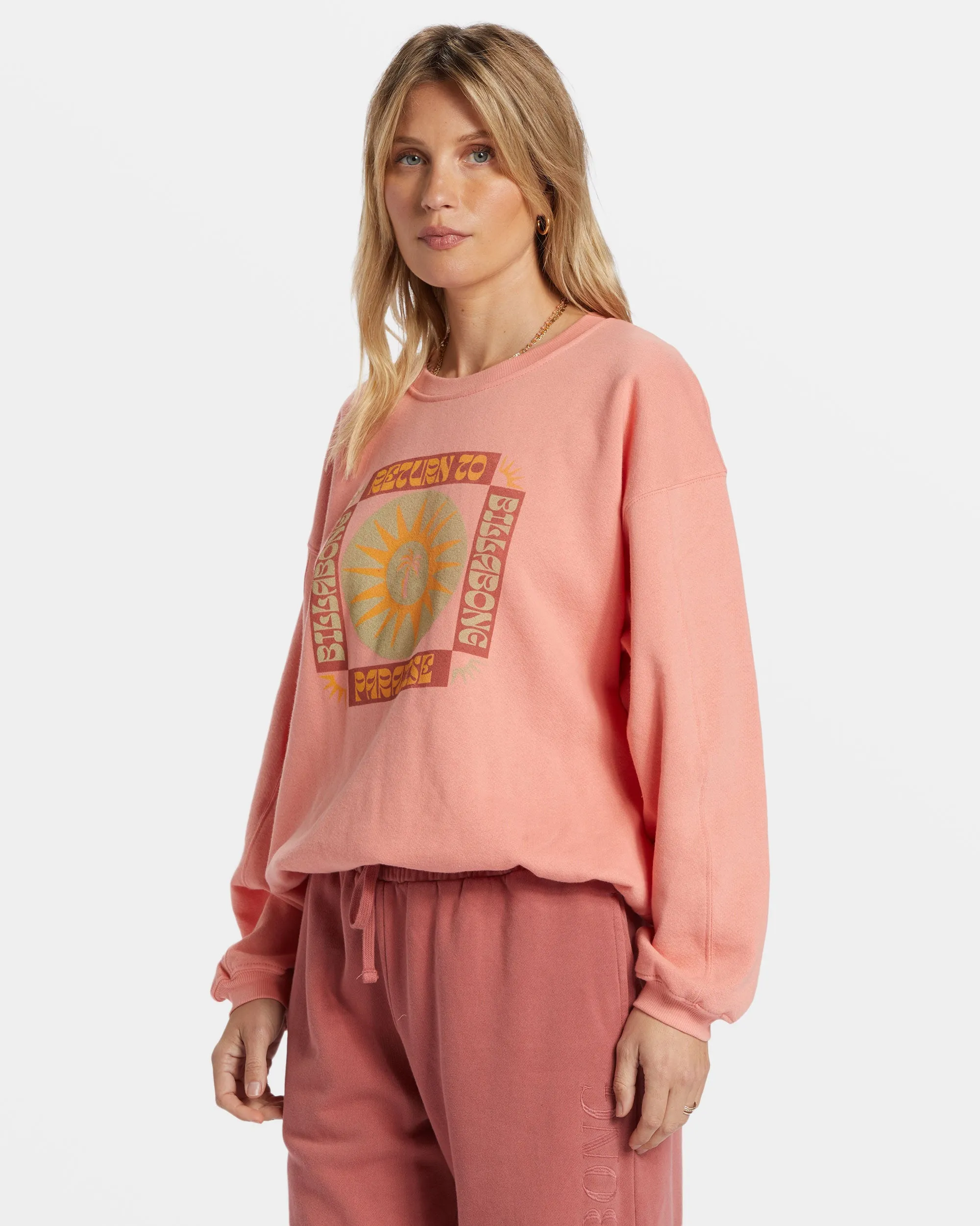 Twisties Kendall Pullover Sweatshirt - Peach Out sold by Billabong product image thumbnail 3