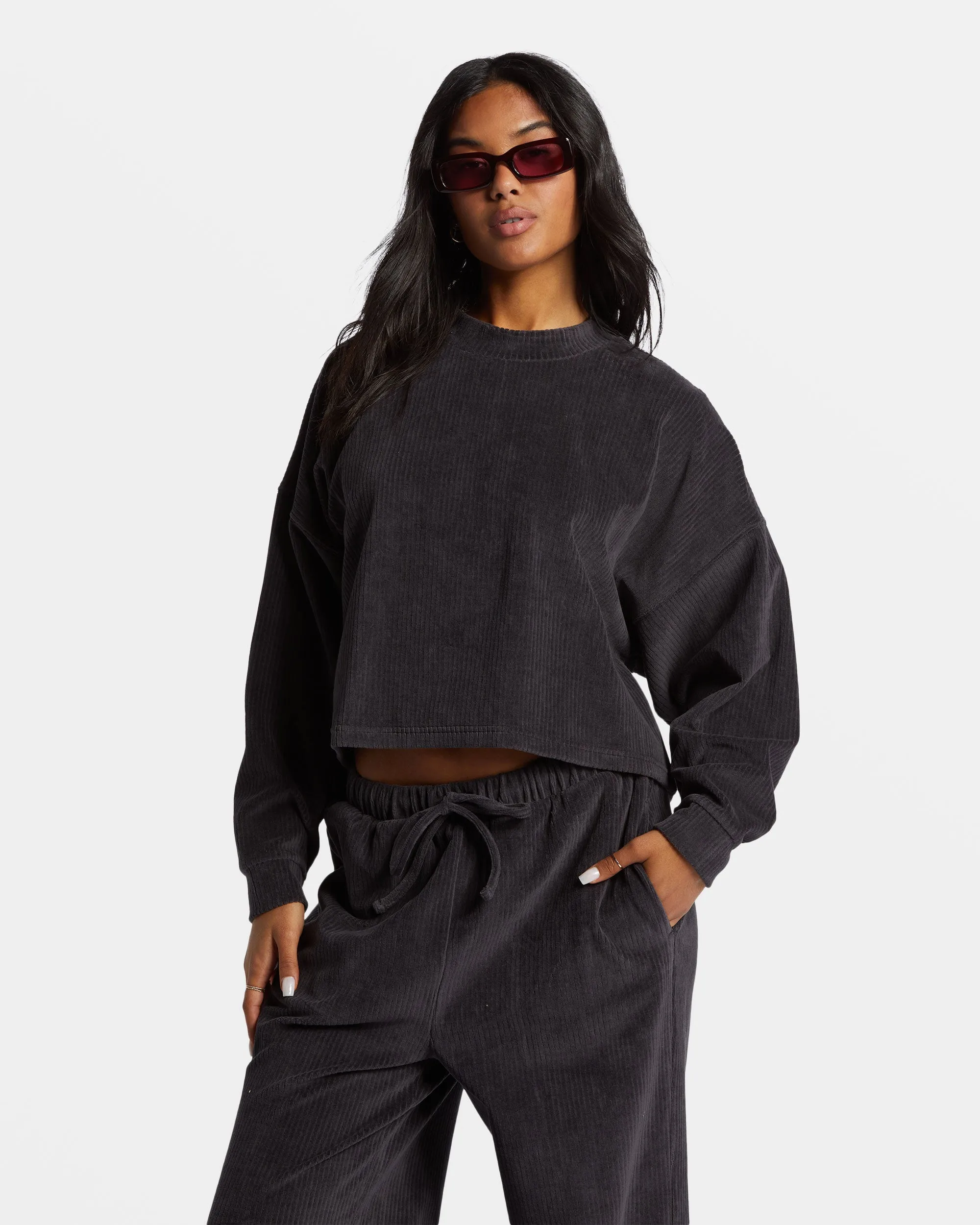 Sweet Sun Crewneck Sweatshirt - Black Sands sold by Billabong
